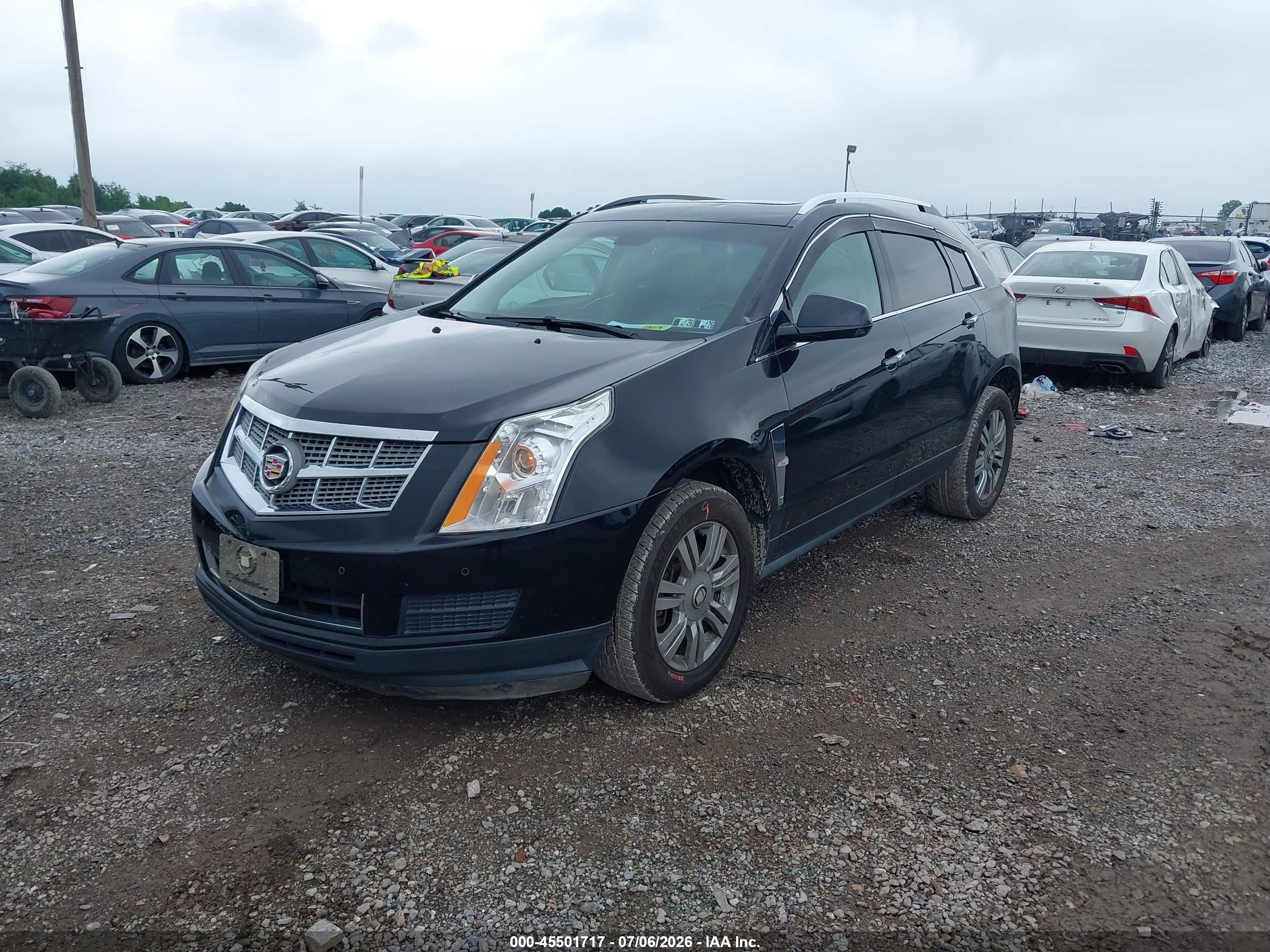 2010 Cadillac Srx Luxury Collection Черный vin: 3GYFNAEY7AS535458