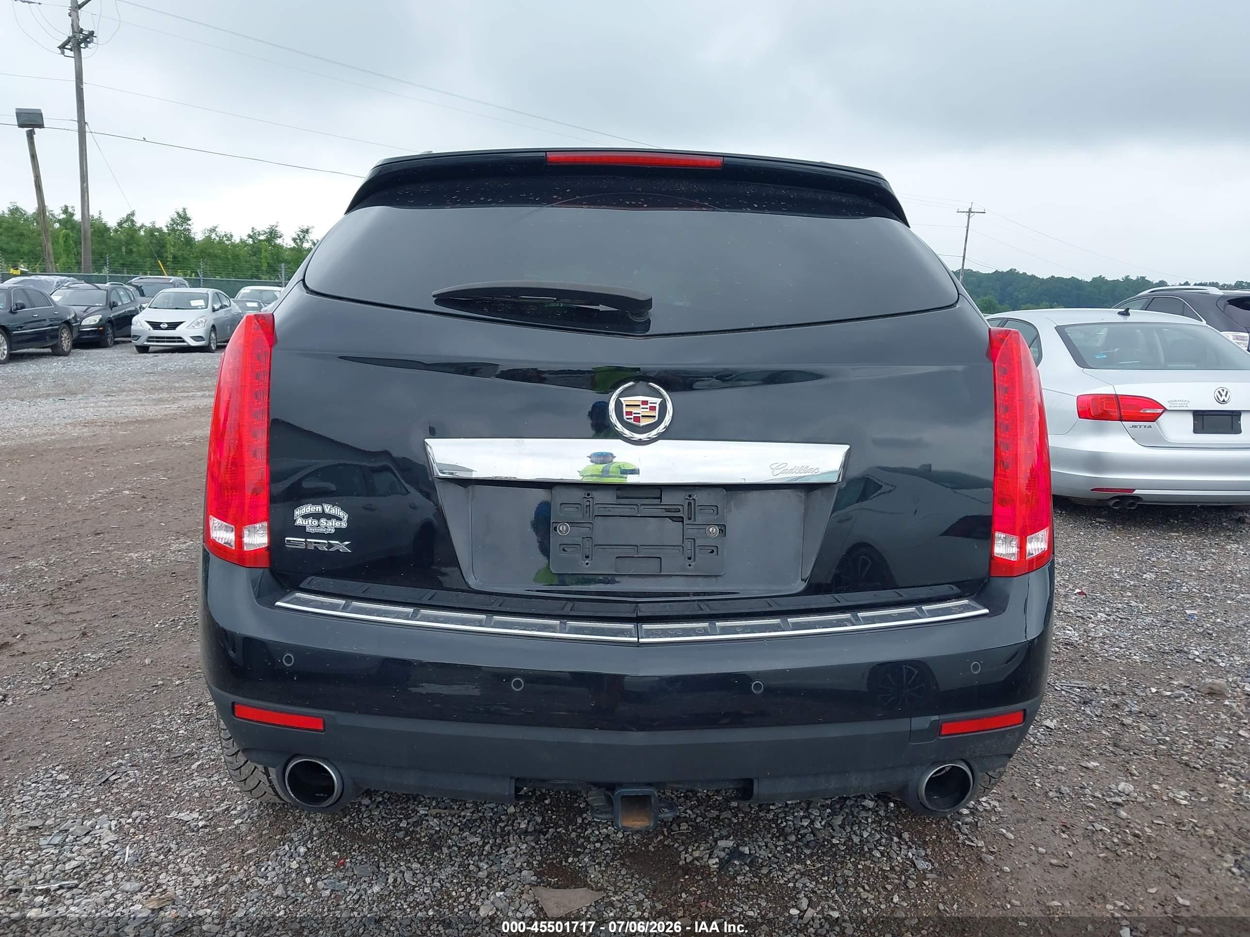 2010 Cadillac Srx Luxury Collection Черный vin: 3GYFNAEY7AS535458