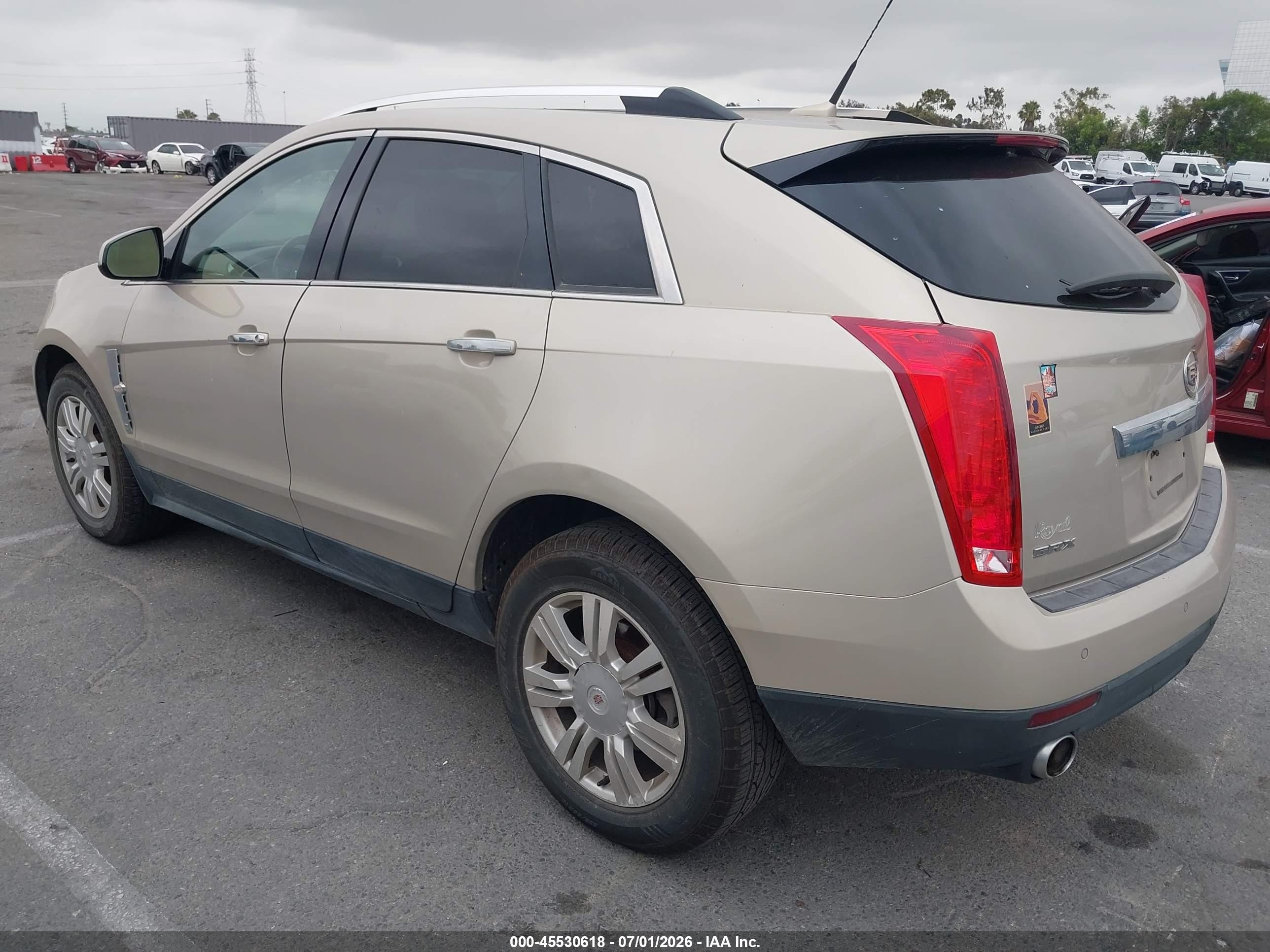 2010 Cadillac Srx Luxury Collection Gold vin: 3GYFNAEY7AS578326
