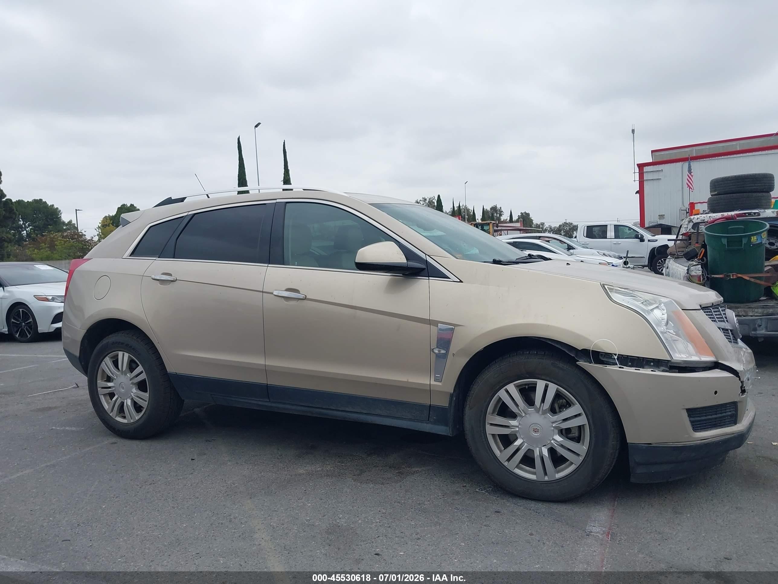 2010 Cadillac Srx Luxury Collection Gold vin: 3GYFNAEY7AS578326
