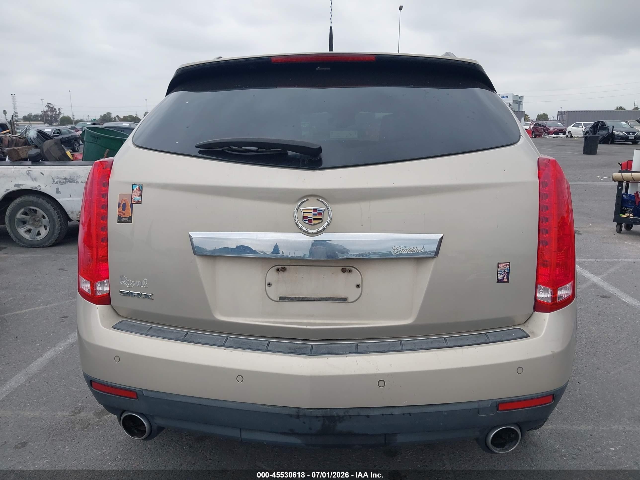 2010 Cadillac Srx Luxury Collection Gold vin: 3GYFNAEY7AS578326