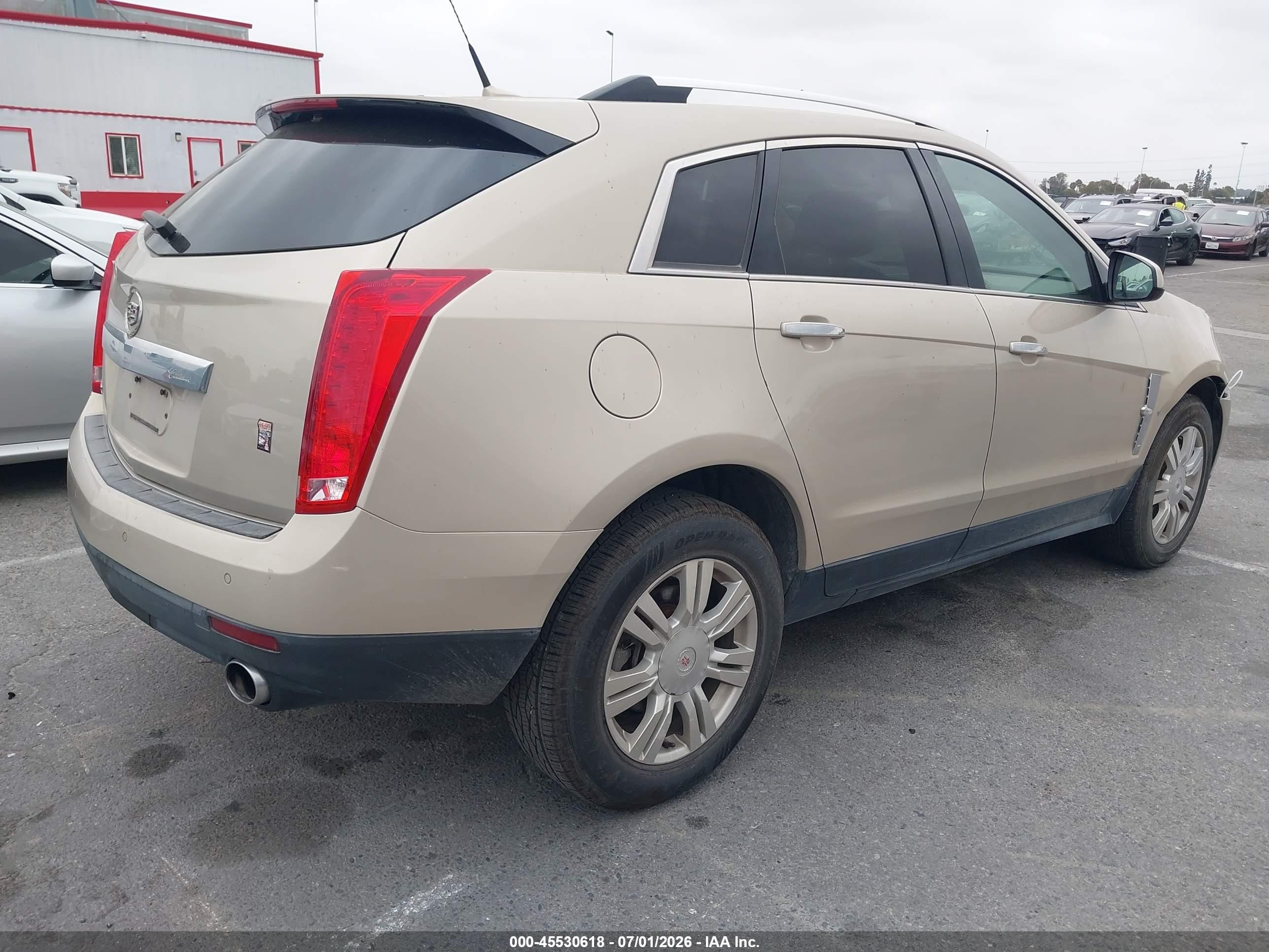 2010 Cadillac Srx Luxury Collection Gold vin: 3GYFNAEY7AS578326