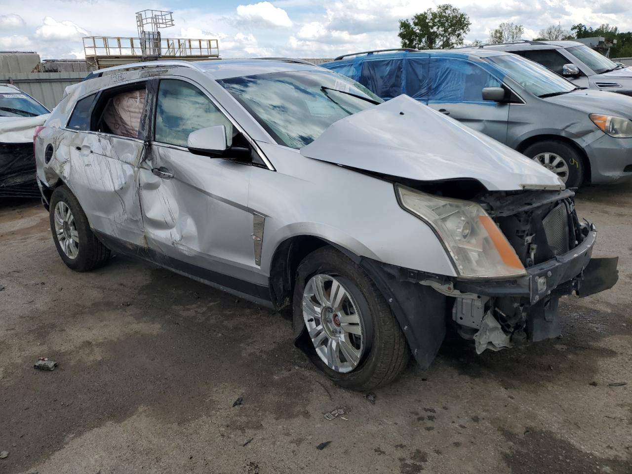 2010 Cadillac Srx Luxury Collection Silver vin: 3GYFNAEY8AS522282