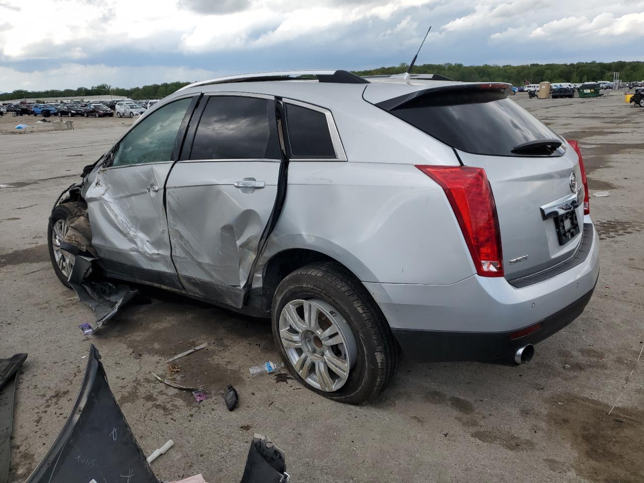 2010 Cadillac Srx Luxury Collection Silver vin: 3GYFNAEY8AS522282