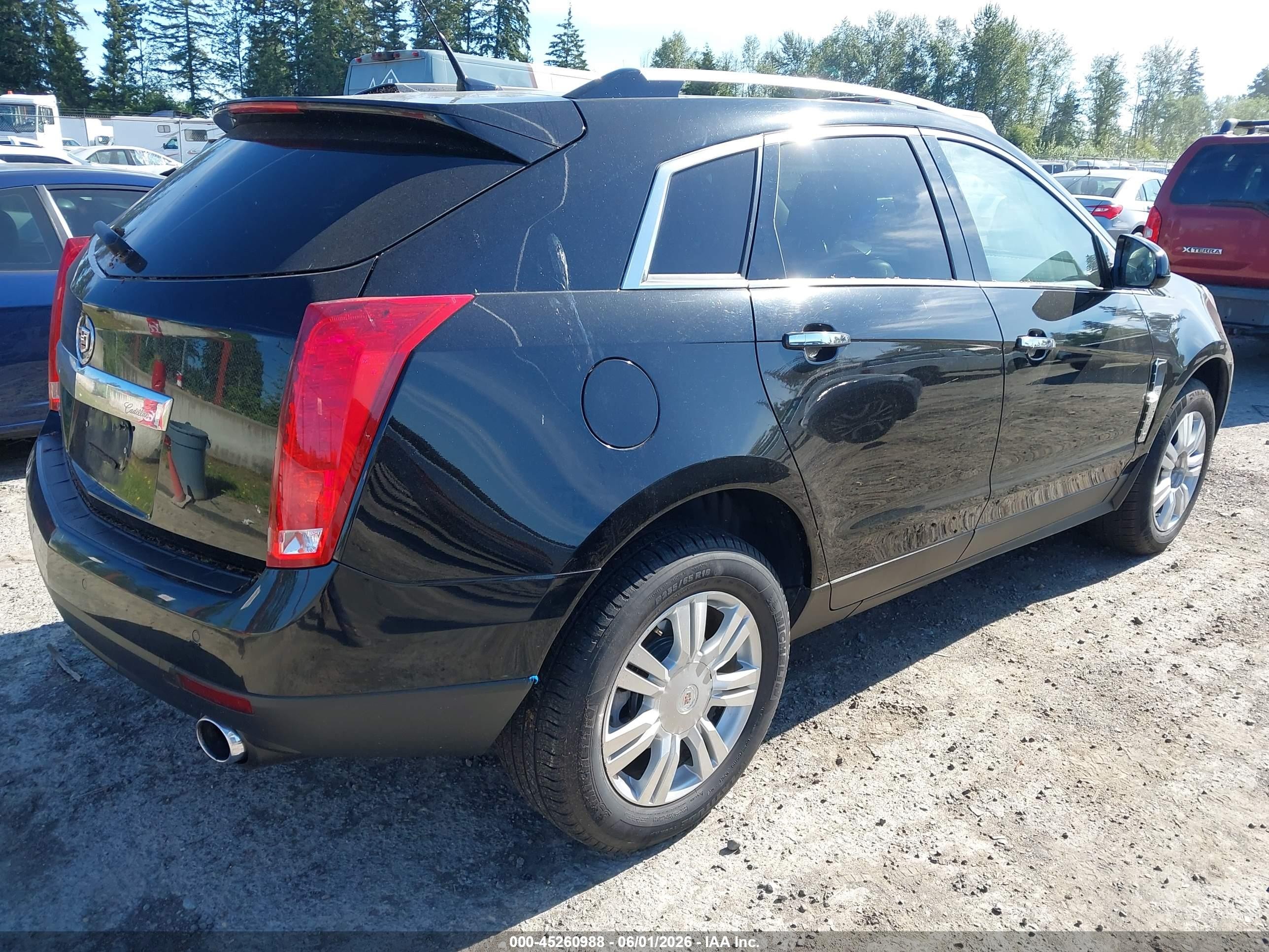 2010 Cadillac Srx Luxury Collection Black vin: 3GYFNAEY8AS629462