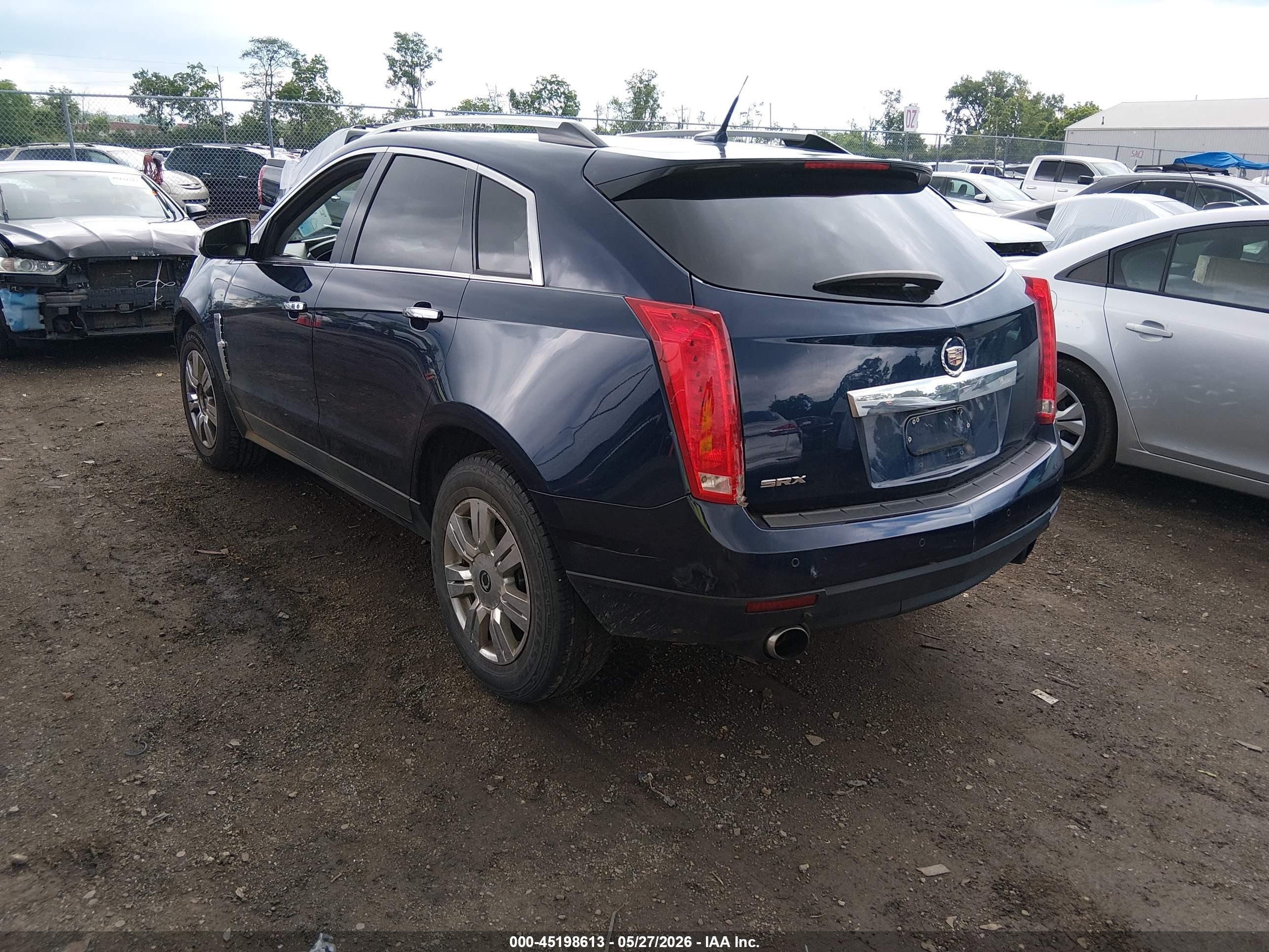 2011 Cadillac Srx Luxury Collection Blue vin: 3GYFNAEY8BS641564