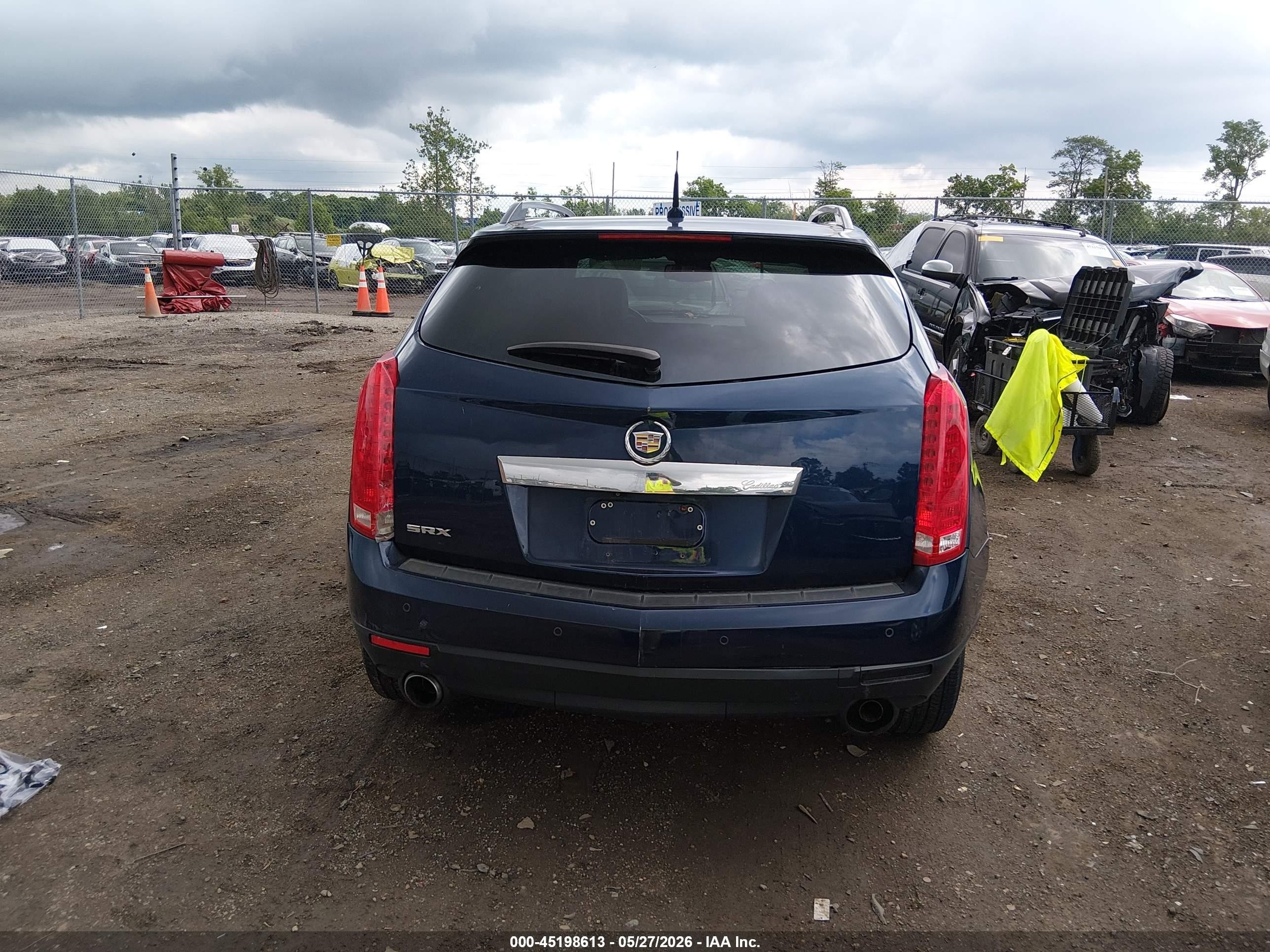 2011 Cadillac Srx Luxury Collection Blue vin: 3GYFNAEY8BS641564