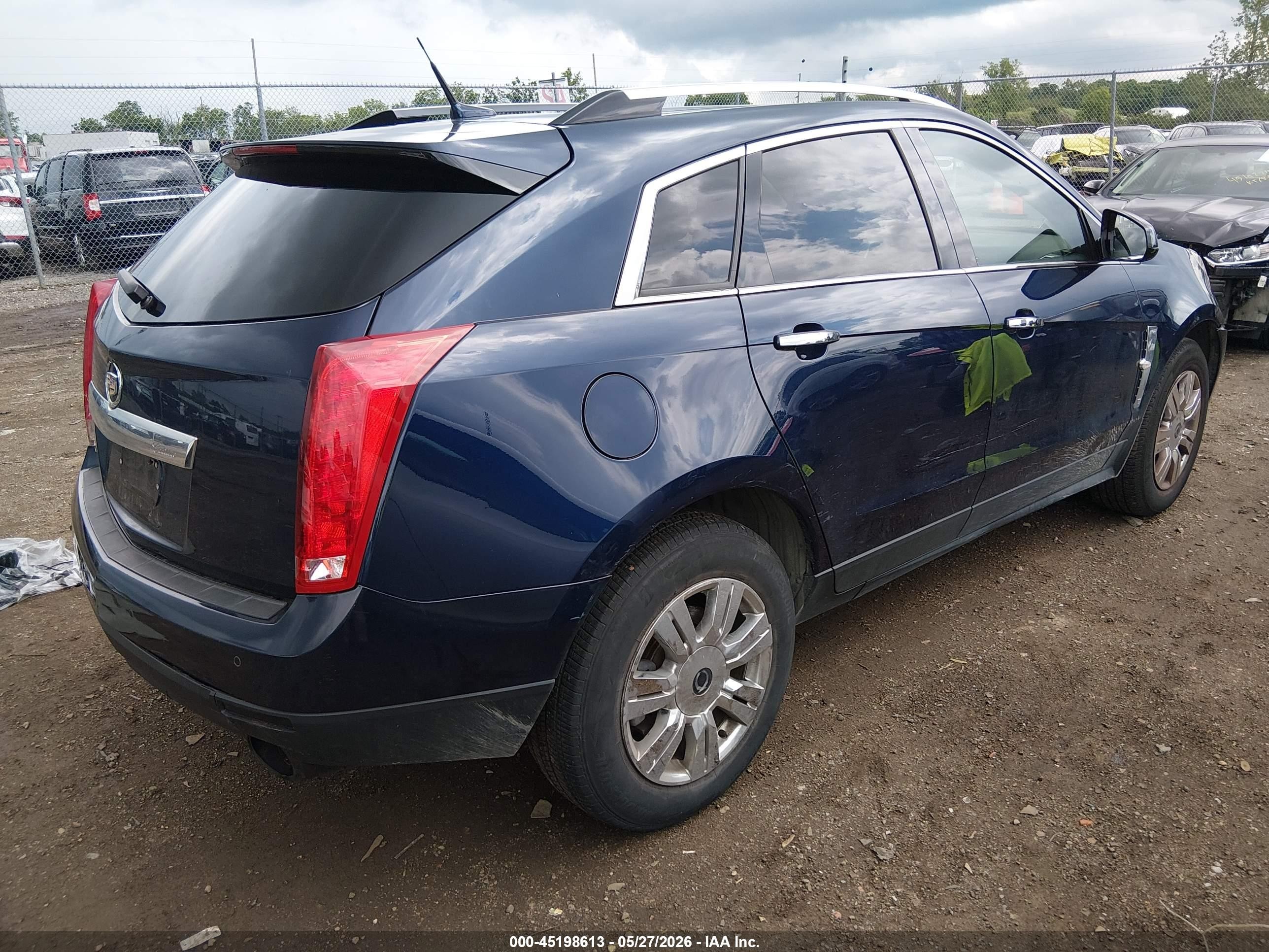 2011 Cadillac Srx Luxury Collection Blue vin: 3GYFNAEY8BS641564