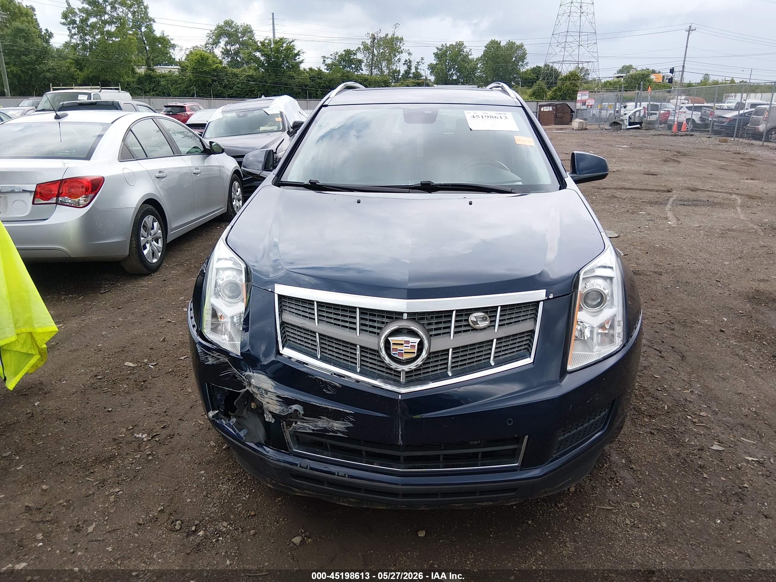 2011 Cadillac Srx Luxury Collection Blue vin: 3GYFNAEY8BS641564