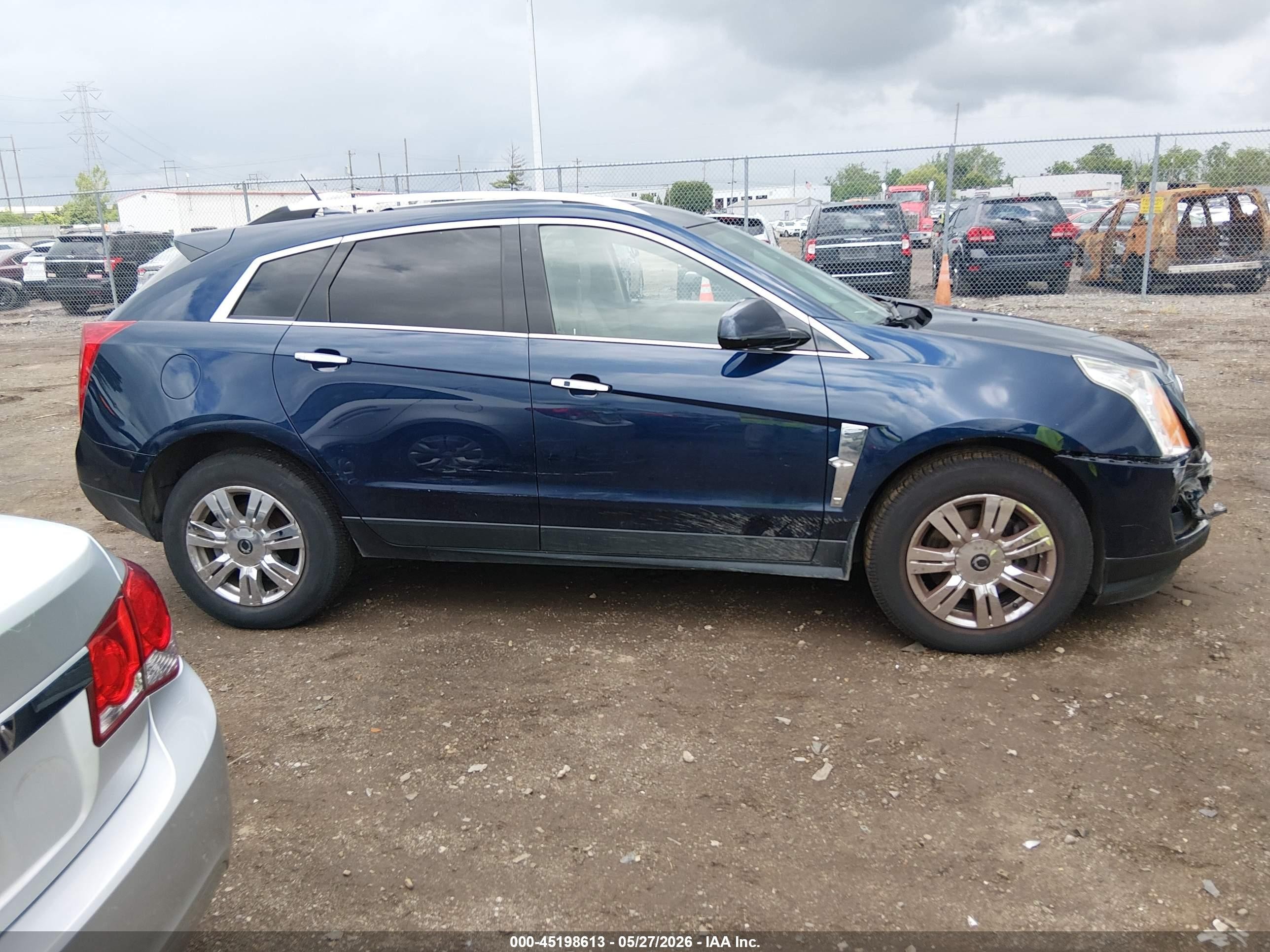 2011 Cadillac Srx Luxury Collection Blue vin: 3GYFNAEY8BS641564