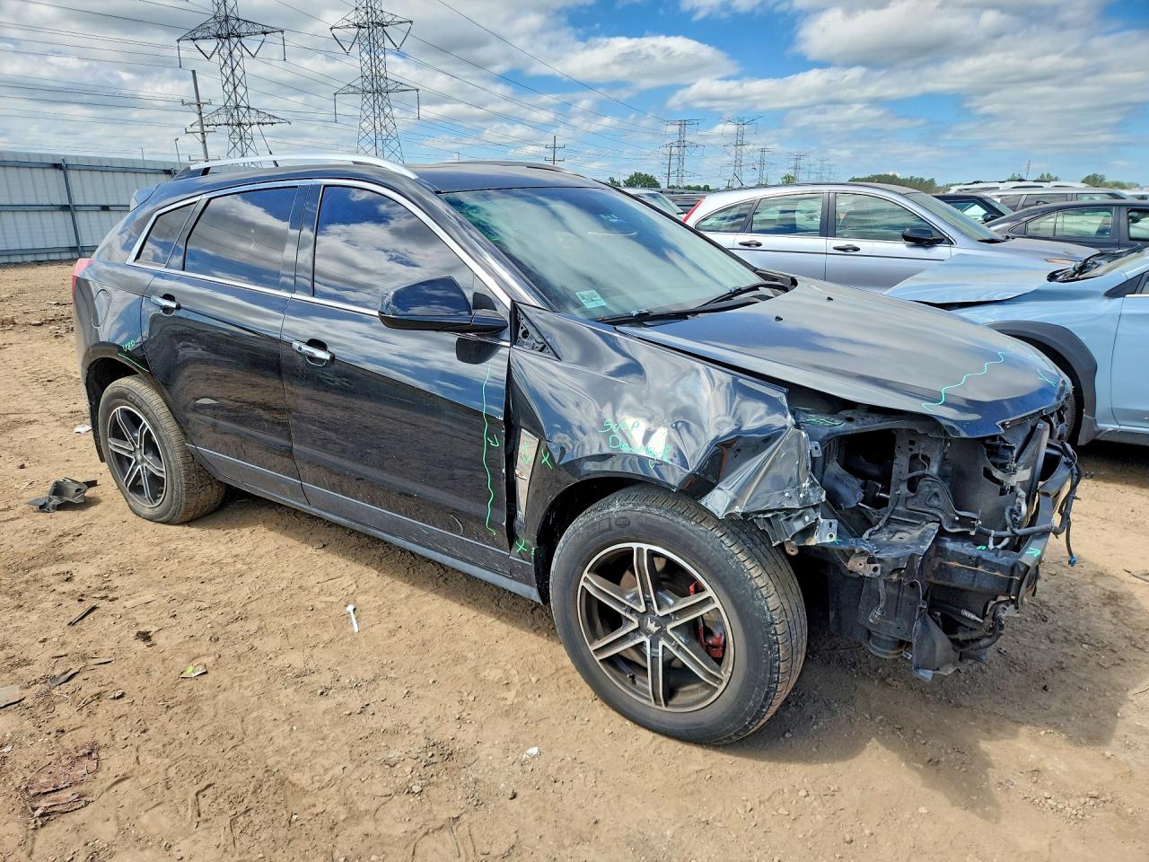 2011 Cadillac Srx Luxury Collection Black vin: 3GYFNAEY8BS644660