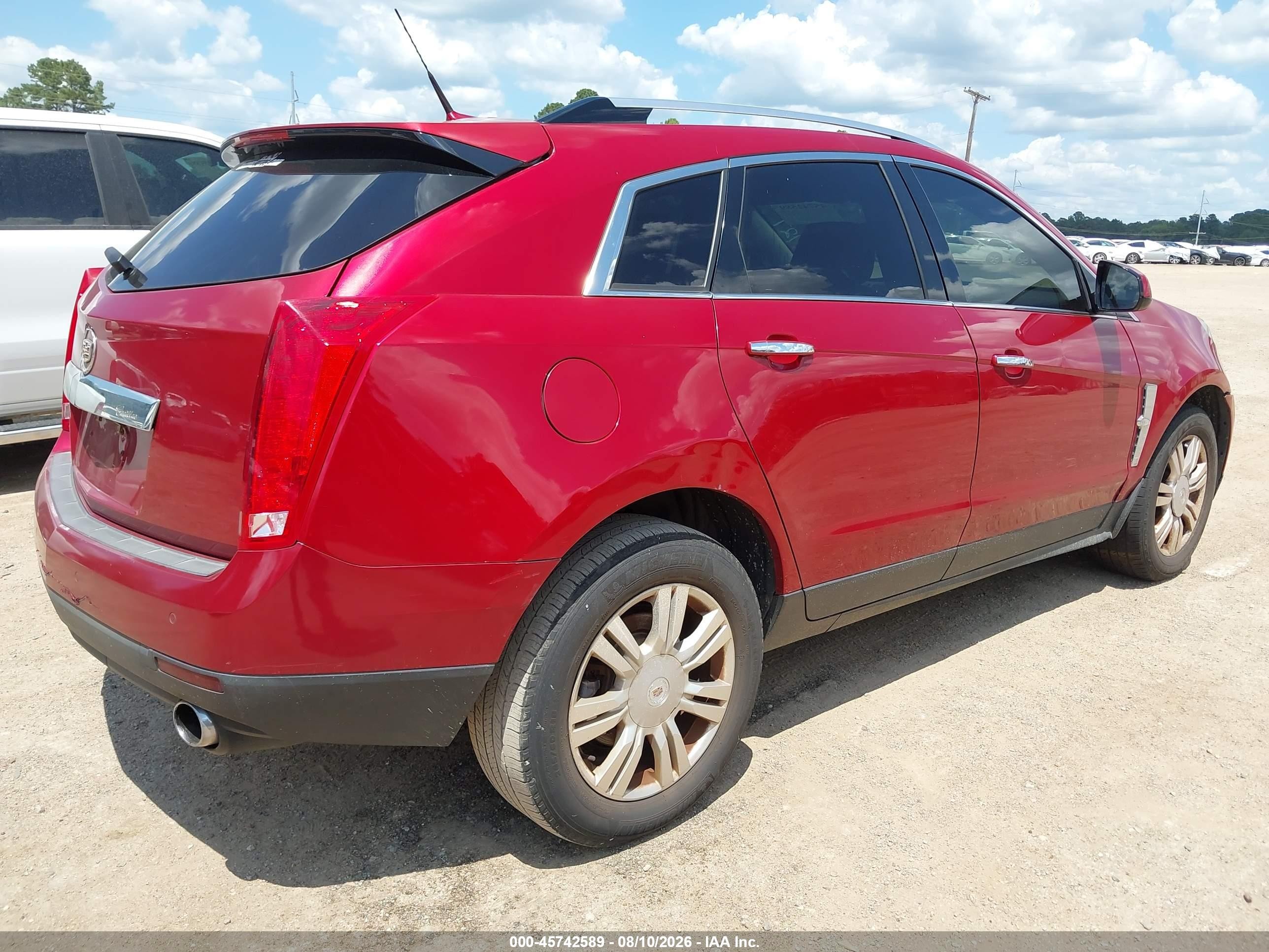 2010 Cadillac Srx Luxury Collection Maroon vin: 3GYFNAEY9AS614727