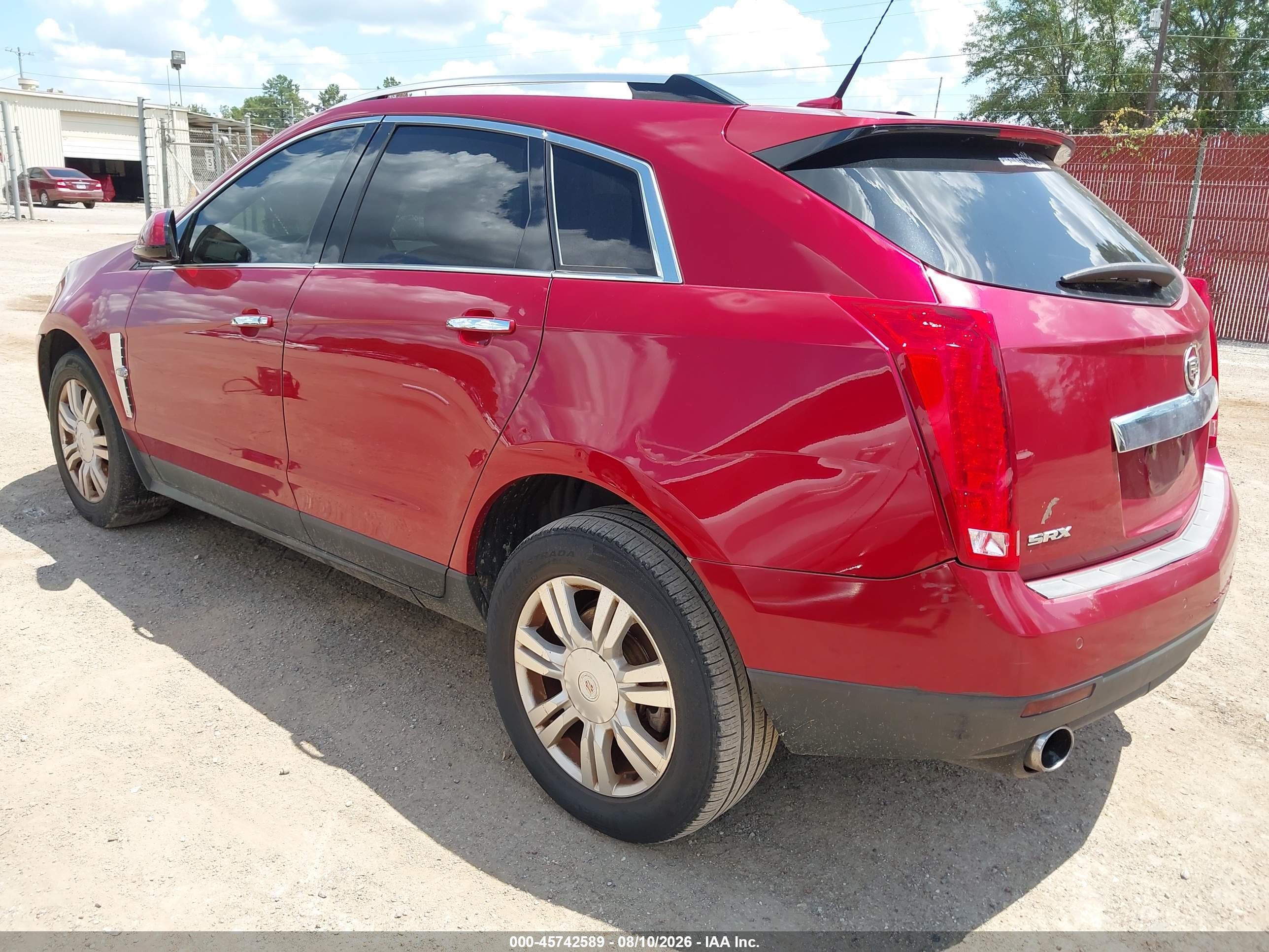 2010 Cadillac Srx Luxury Collection Maroon vin: 3GYFNAEY9AS614727