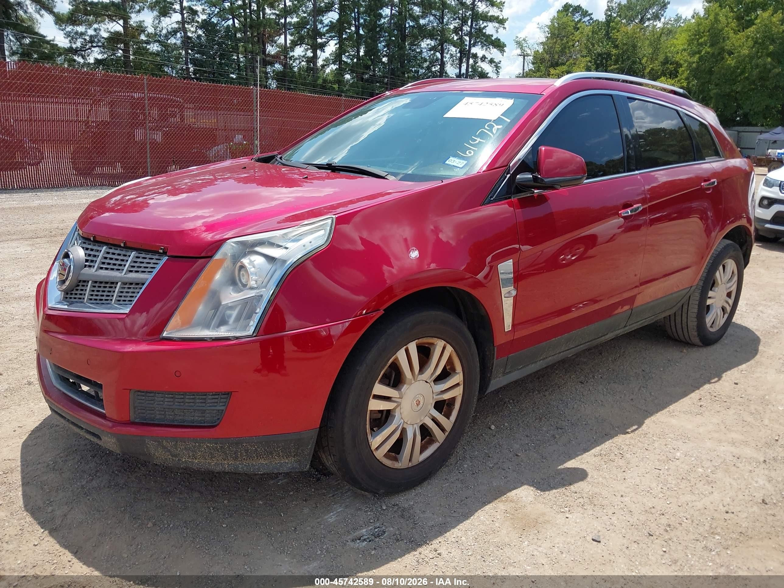 2010 Cadillac Srx Luxury Collection Maroon vin: 3GYFNAEY9AS614727