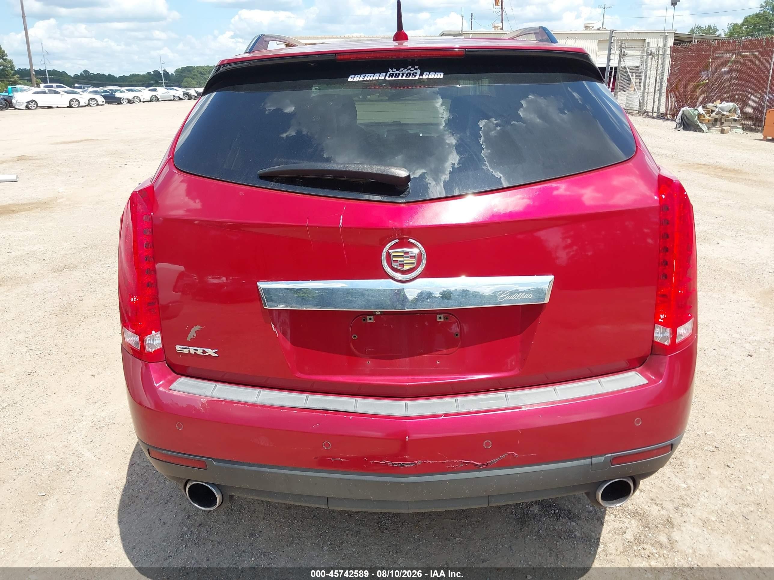 2010 Cadillac Srx Luxury Collection Maroon vin: 3GYFNAEY9AS614727