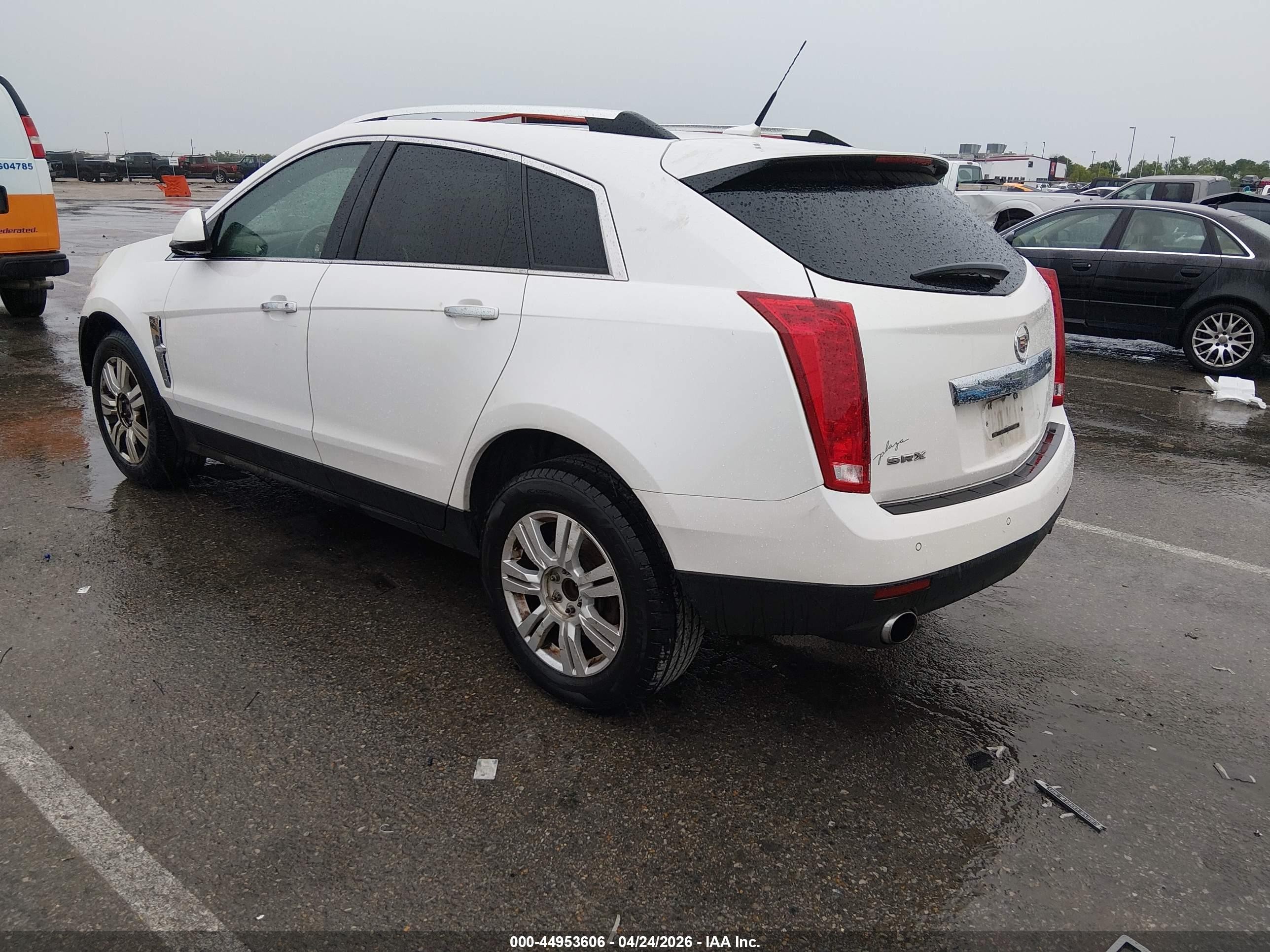 2011 Cadillac Srx Luxury Collection White vin: 3GYFNAEY9BS534474