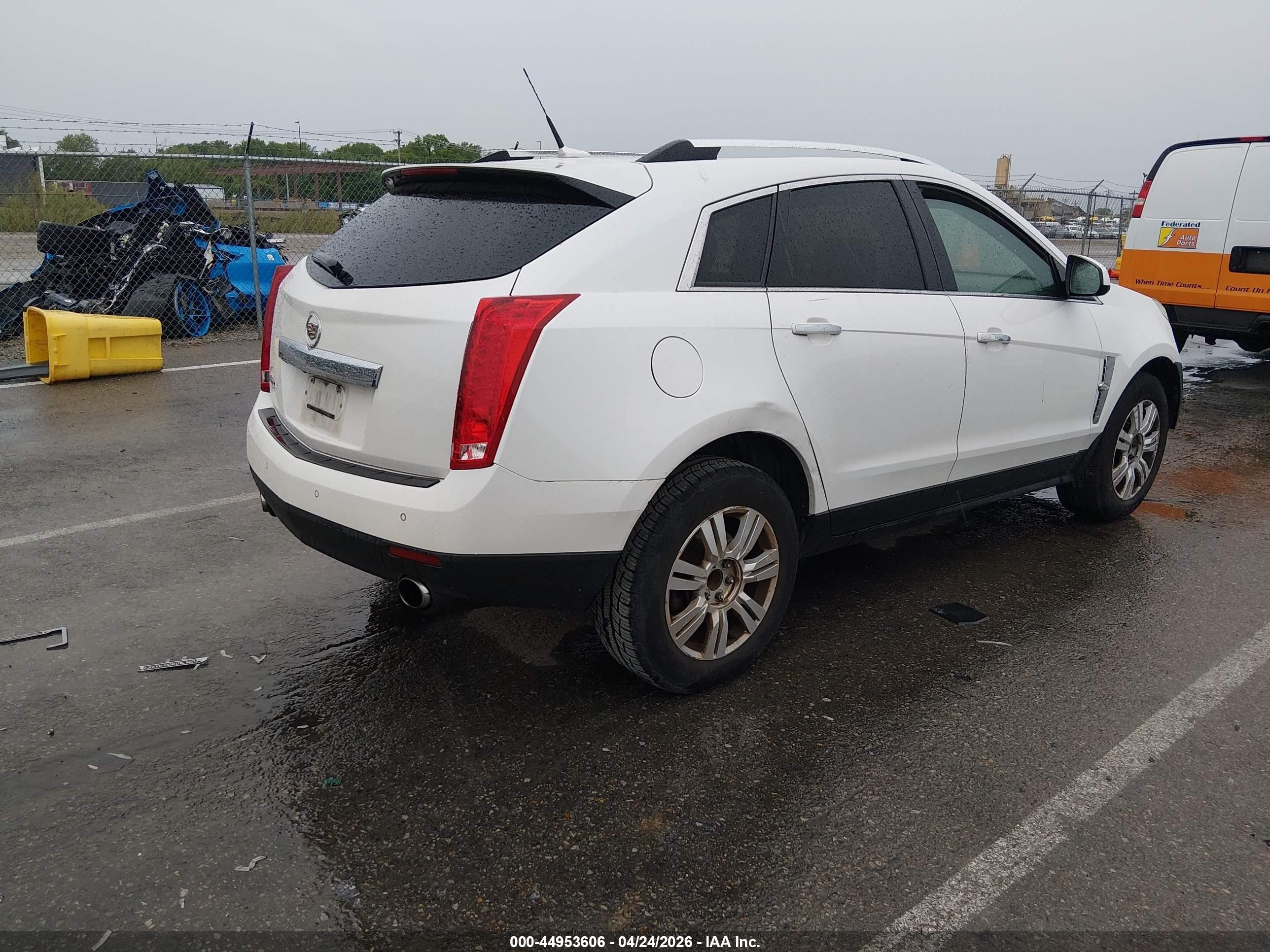 2011 Cadillac Srx Luxury Collection White vin: 3GYFNAEY9BS534474
