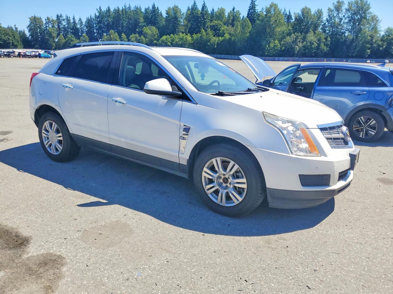 2011 Cadillac Srx Luxury Collection White vin: 3GYFNAEY9BS572674