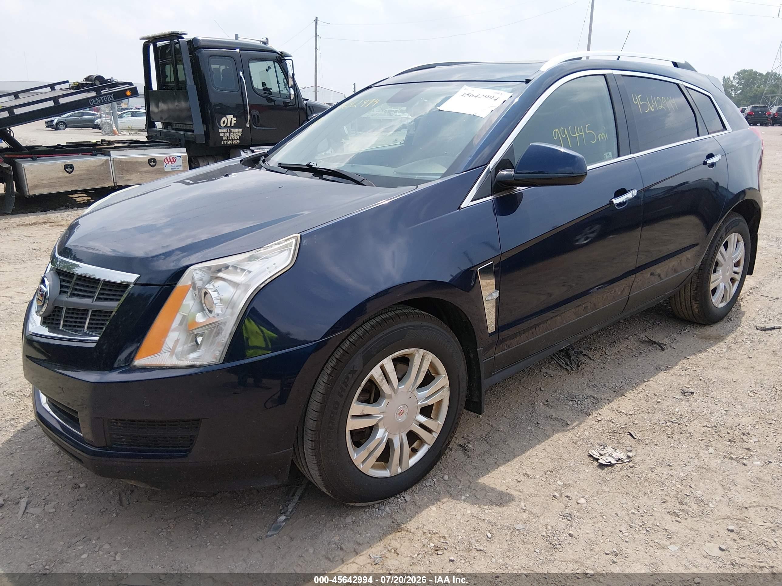 2011 Cadillac Srx Luxury Collection Dark Blue vin: 3GYFNAEY9BS600019