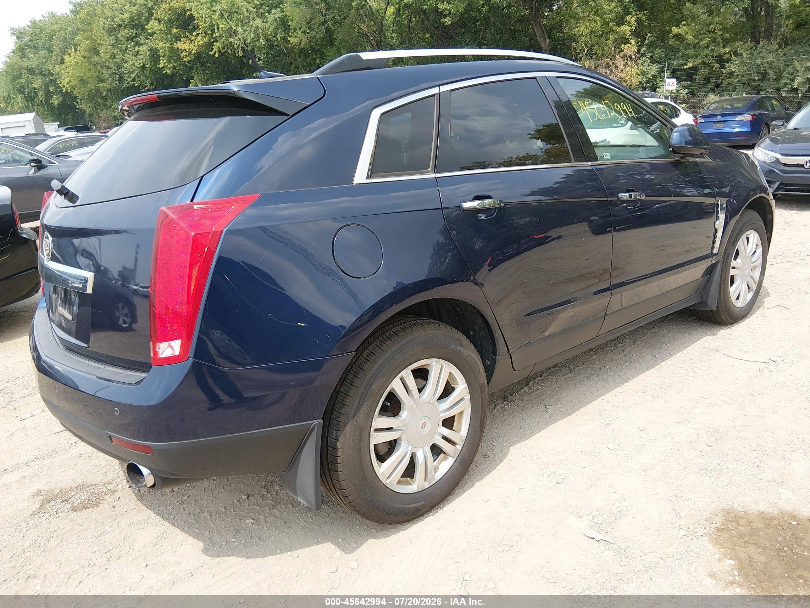 2011 Cadillac Srx Luxury Collection Dark Blue vin: 3GYFNAEY9BS600019