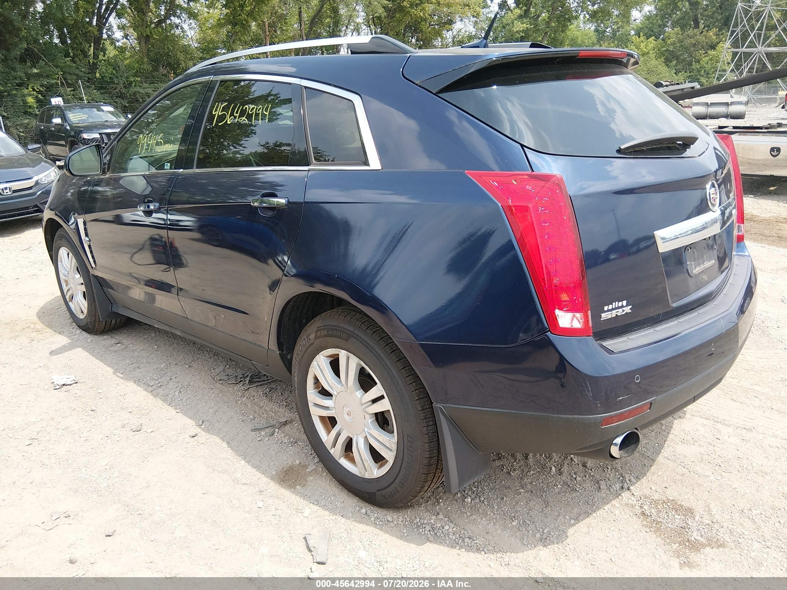 2011 Cadillac Srx Luxury Collection Dark Blue vin: 3GYFNAEY9BS600019