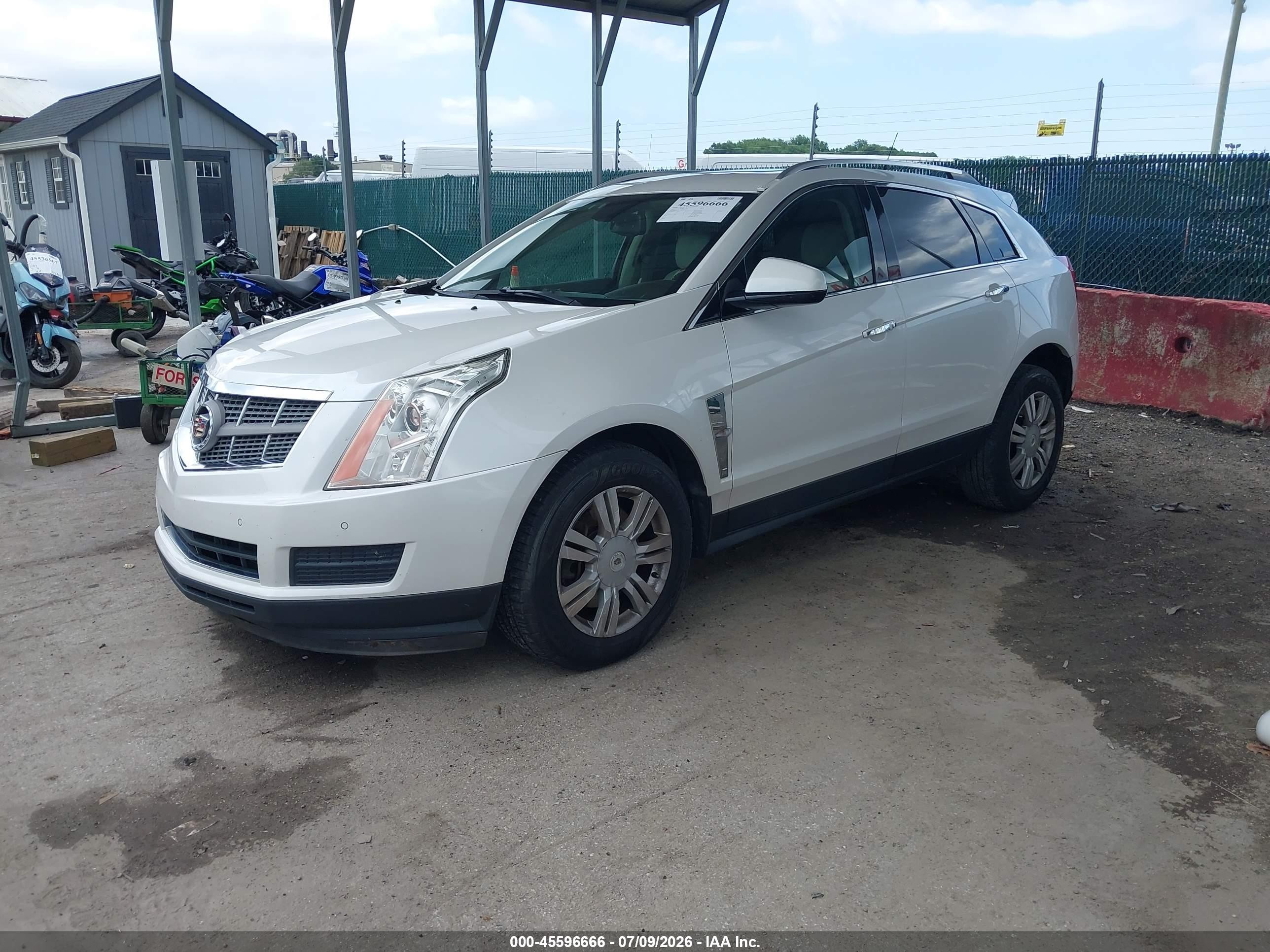 2011 Cadillac Srx Luxury Collection White vin: 3GYFNAEY9BS615149