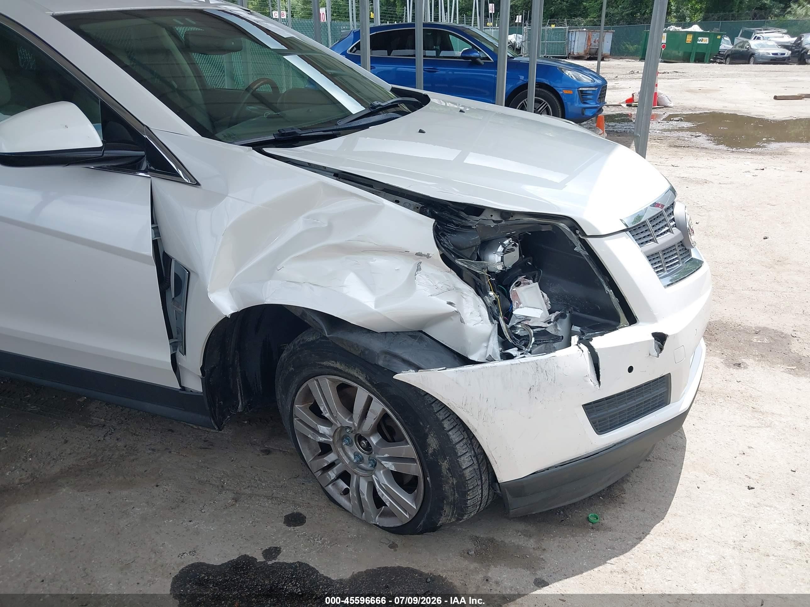 2011 Cadillac Srx Luxury Collection White vin: 3GYFNAEY9BS615149