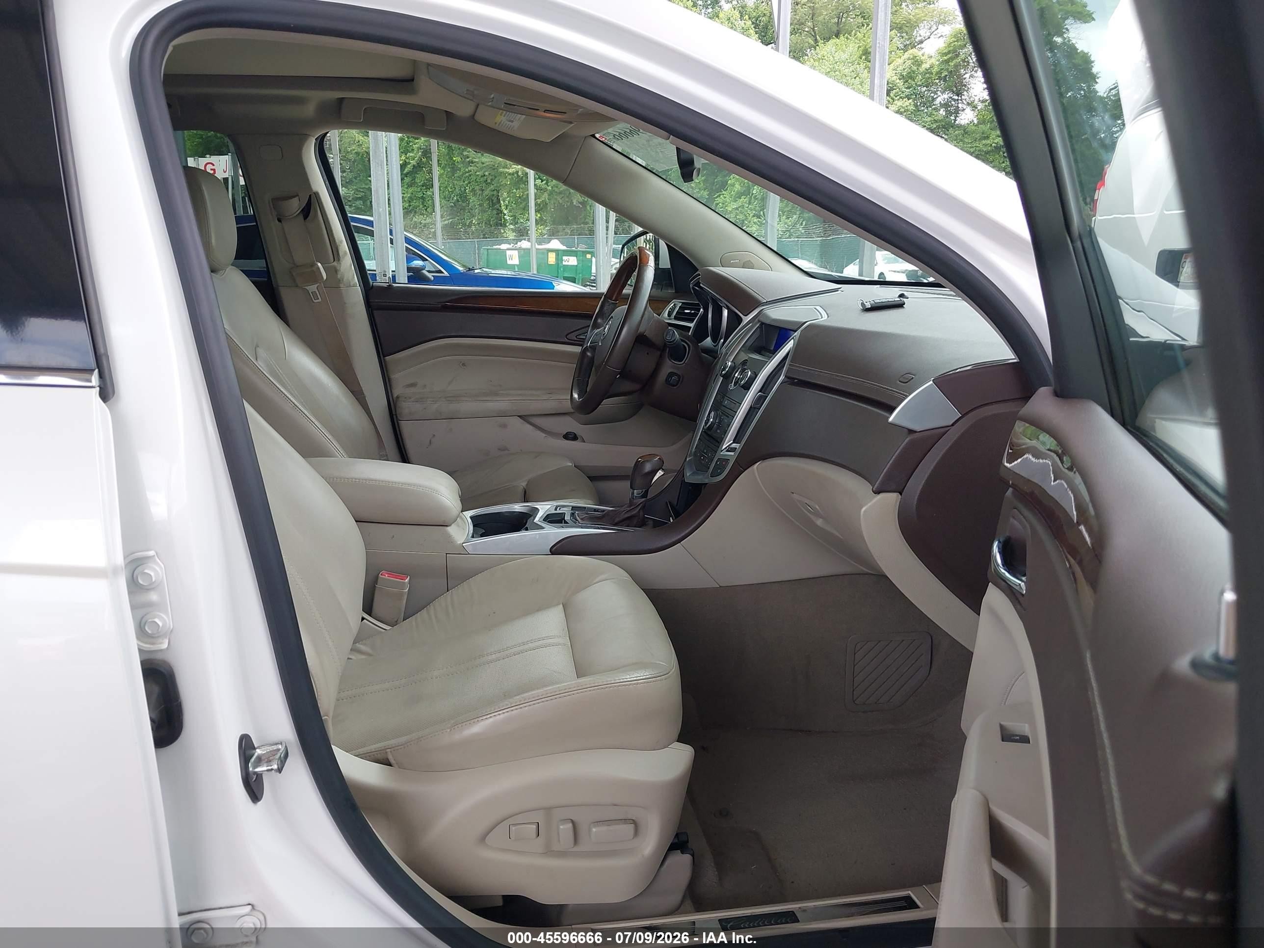 2011 Cadillac Srx Luxury Collection White vin: 3GYFNAEY9BS615149