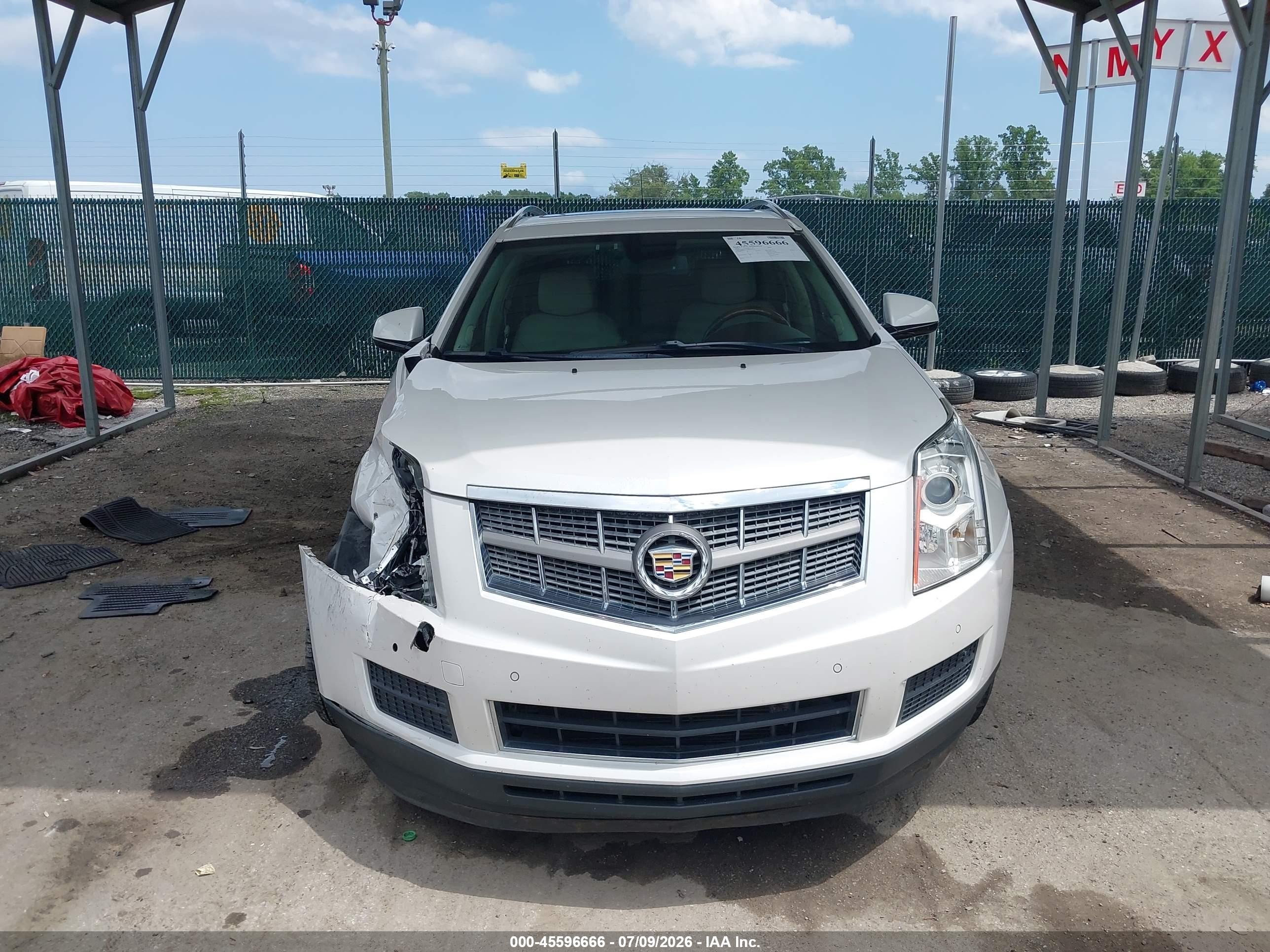 2011 Cadillac Srx Luxury Collection White vin: 3GYFNAEY9BS615149