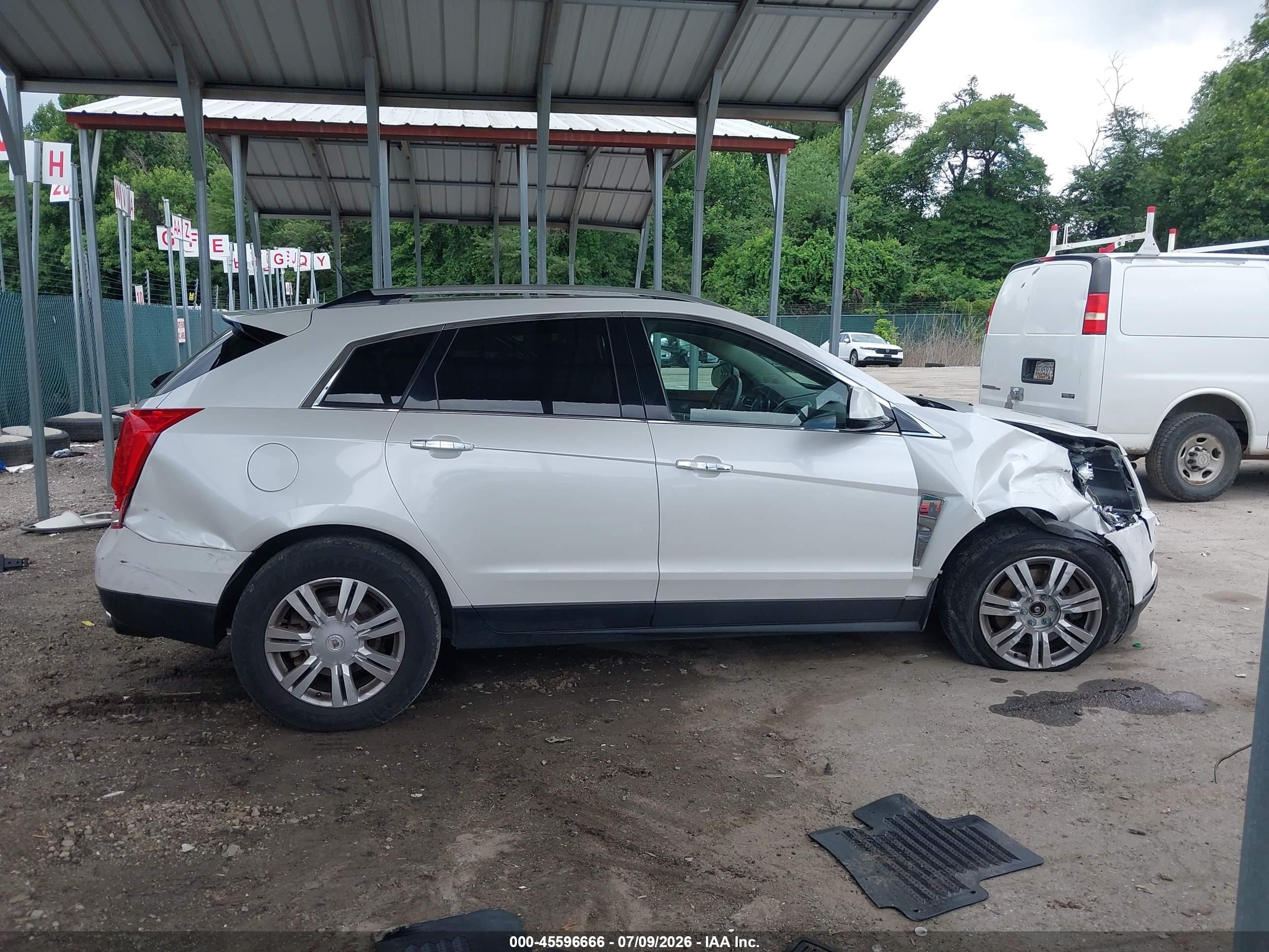 2011 Cadillac Srx Luxury Collection White vin: 3GYFNAEY9BS615149