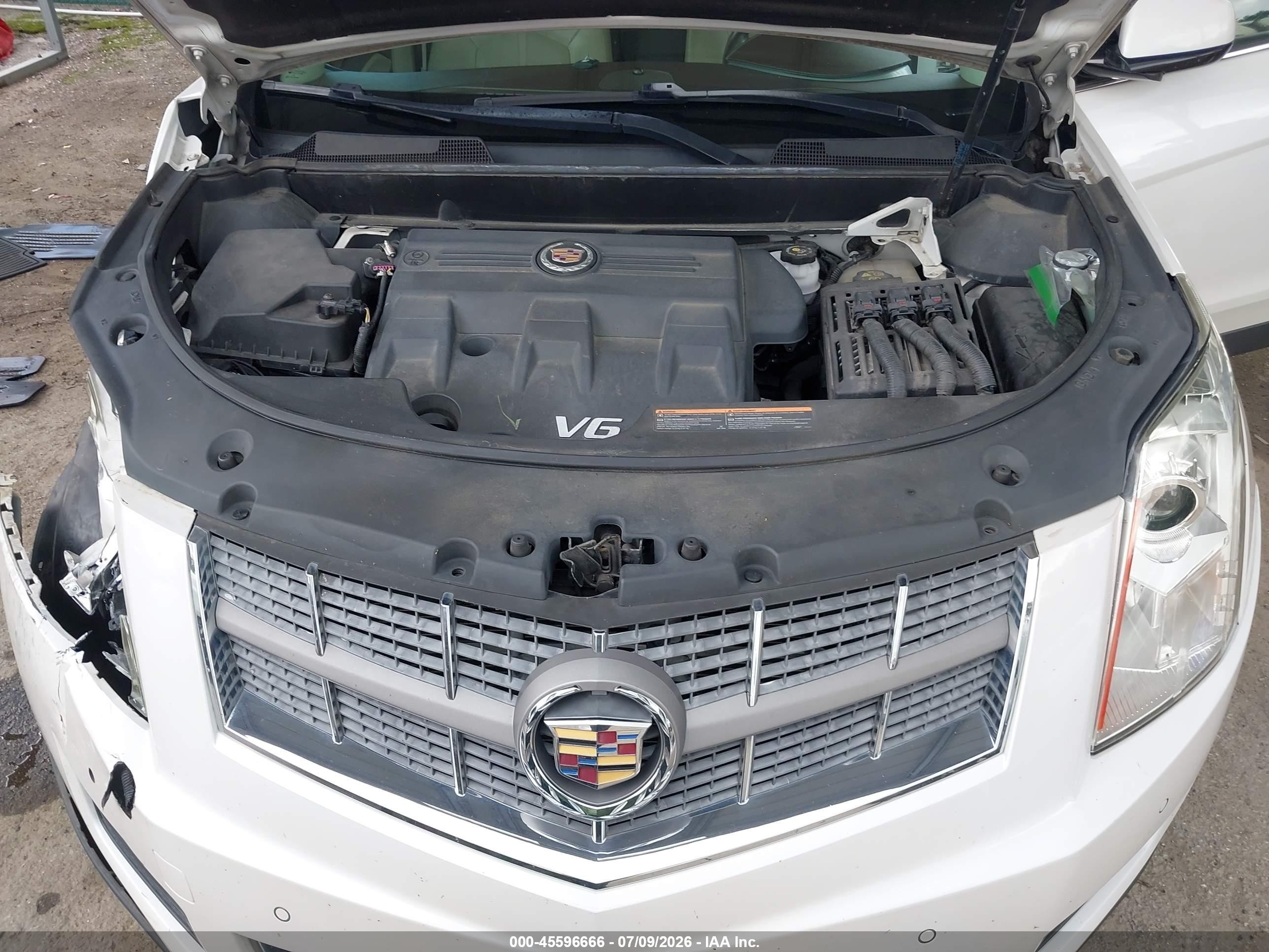 2011 Cadillac Srx Luxury Collection White vin: 3GYFNAEY9BS615149