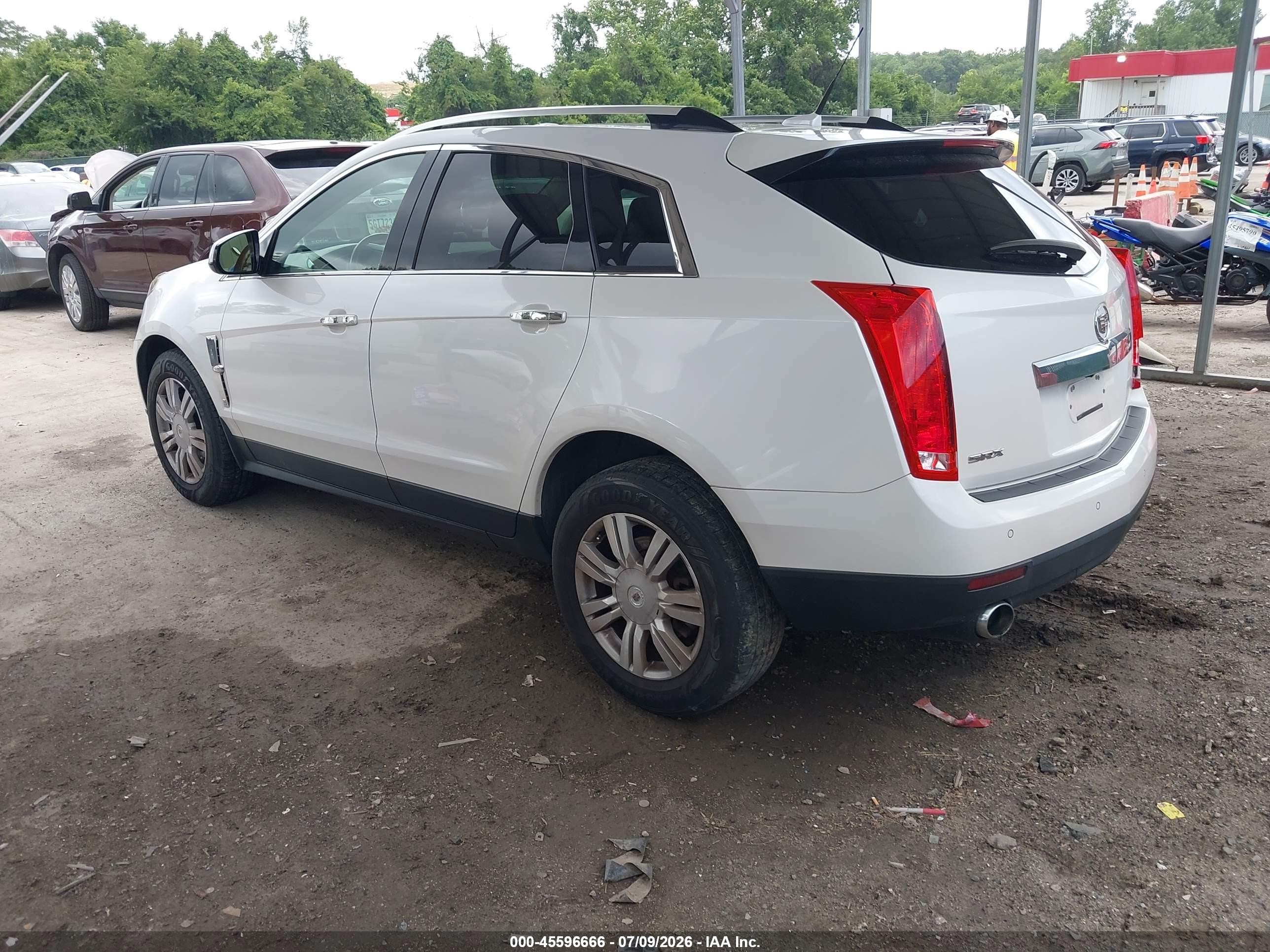 2011 Cadillac Srx Luxury Collection White vin: 3GYFNAEY9BS615149