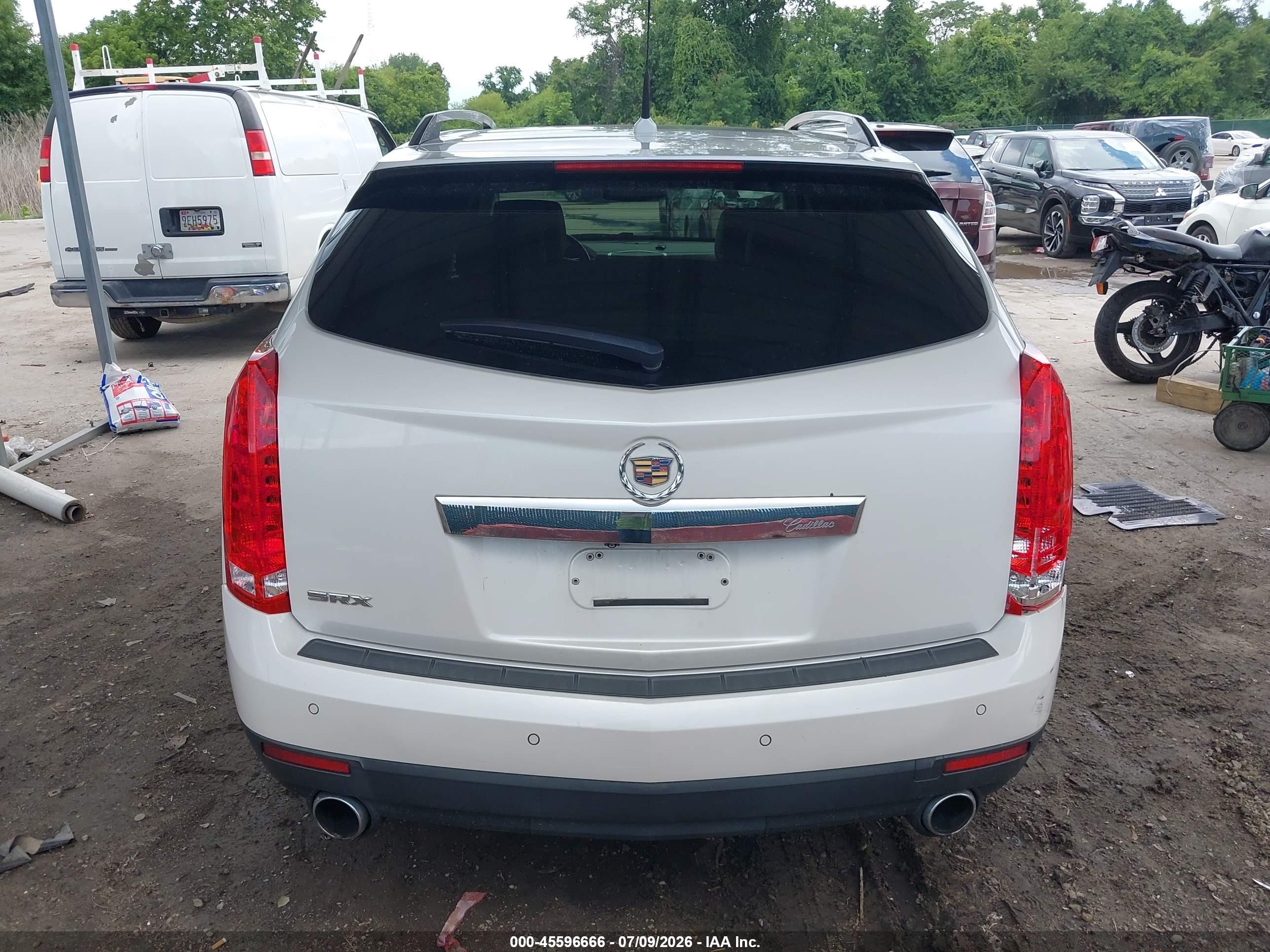 2011 Cadillac Srx Luxury Collection White vin: 3GYFNAEY9BS615149