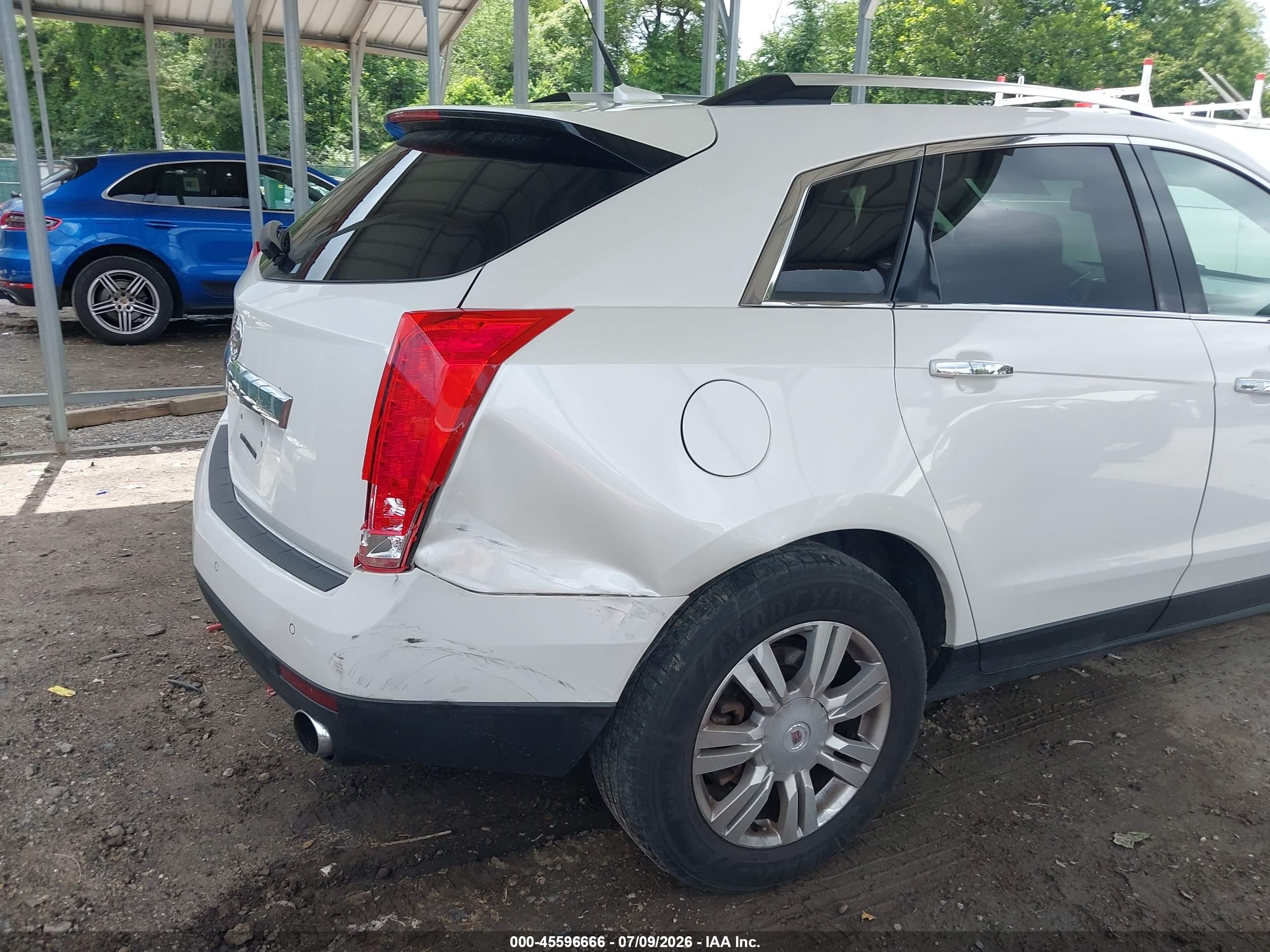 2011 Cadillac Srx Luxury Collection White vin: 3GYFNAEY9BS615149