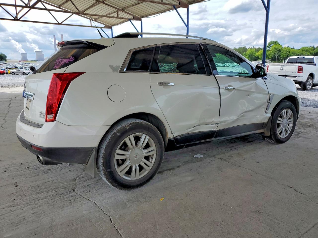 2011 Cadillac Srx Luxury Collection White vin: 3GYFNAEY9BS628824