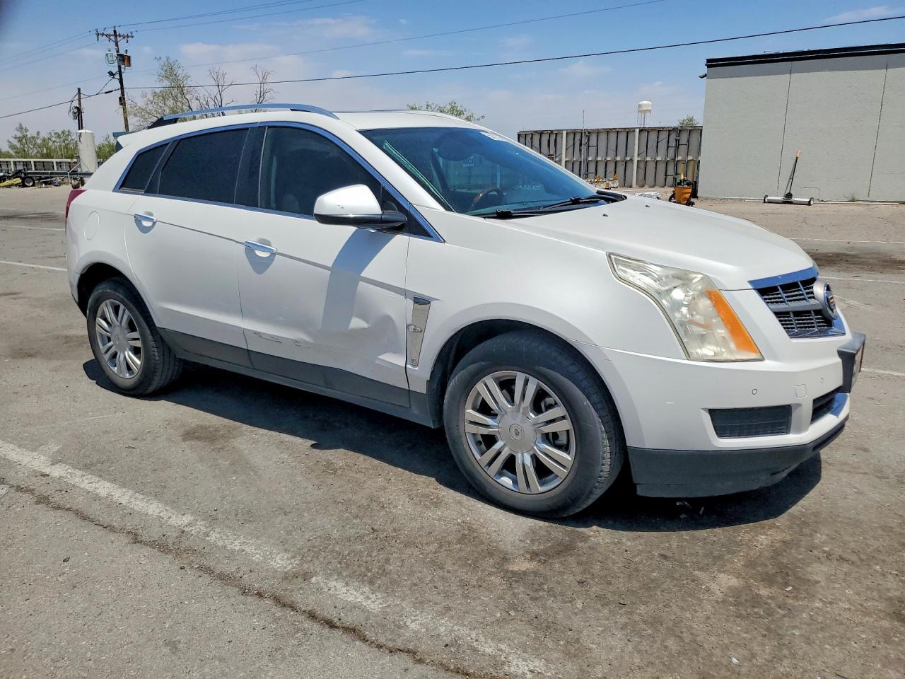 2010 Cadillac Srx Luxury Collection White vin: 3GYFNAEYXAS561651