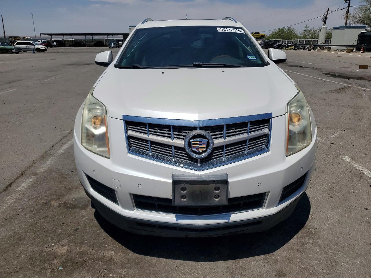 2010 Cadillac Srx Luxury Collection White vin: 3GYFNAEYXAS561651
