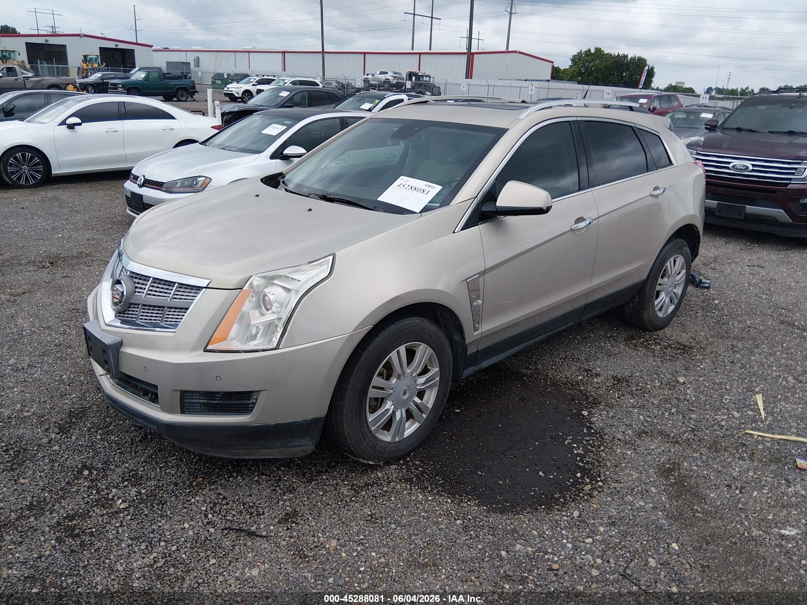 2010 Cadillac Srx Luxury Collection Gold vin: 3GYFNAEYXAS579339