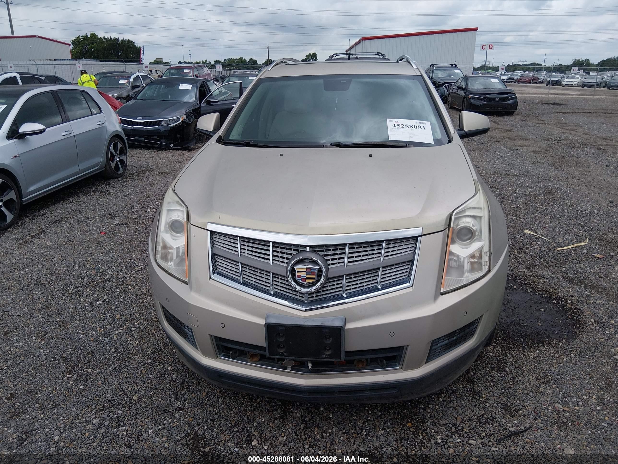 2010 Cadillac Srx Luxury Collection Gold vin: 3GYFNAEYXAS579339