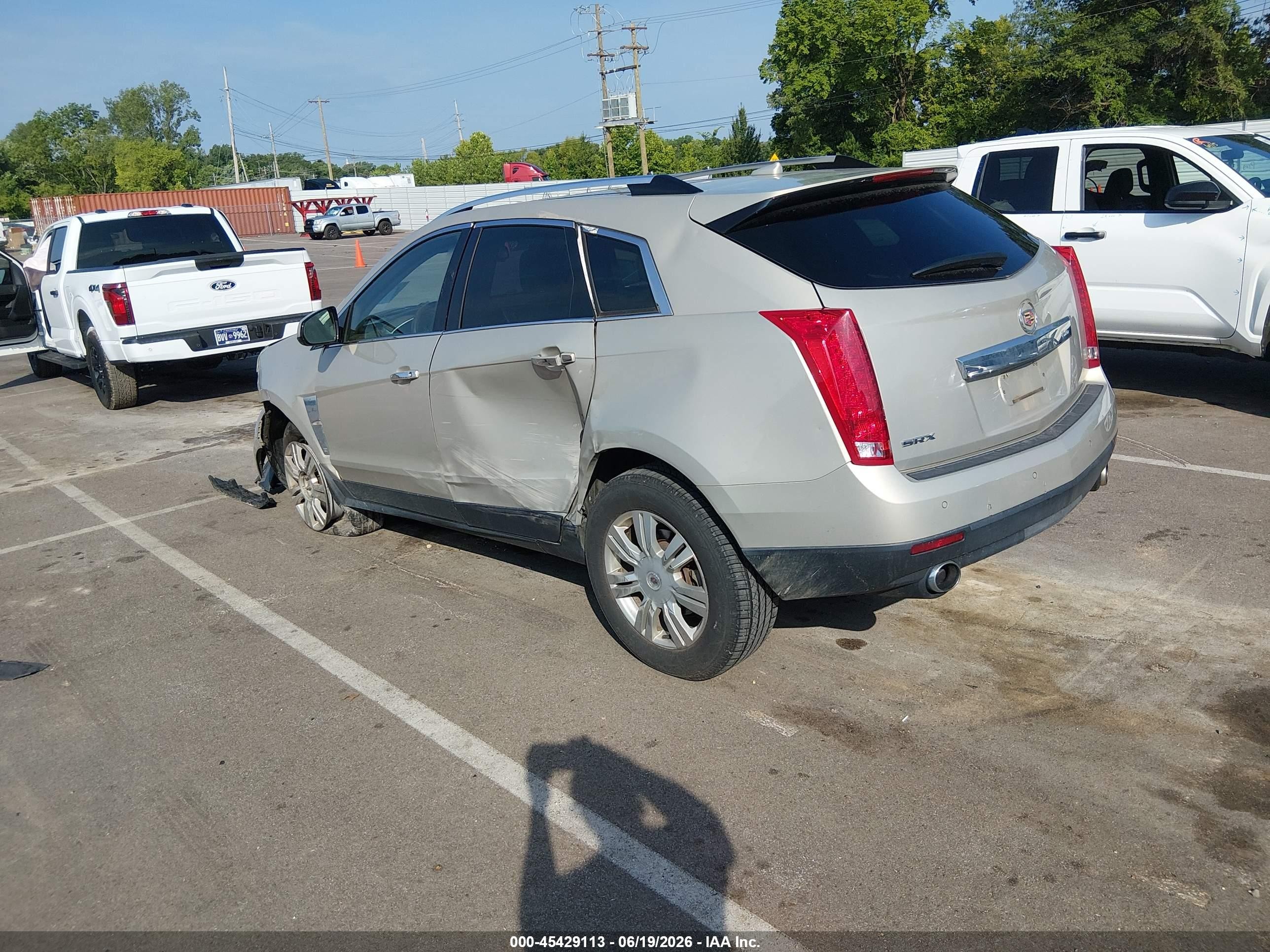 2010 Cadillac Srx Luxury Collection Champagne vin: 3GYFNAEYXAS584721