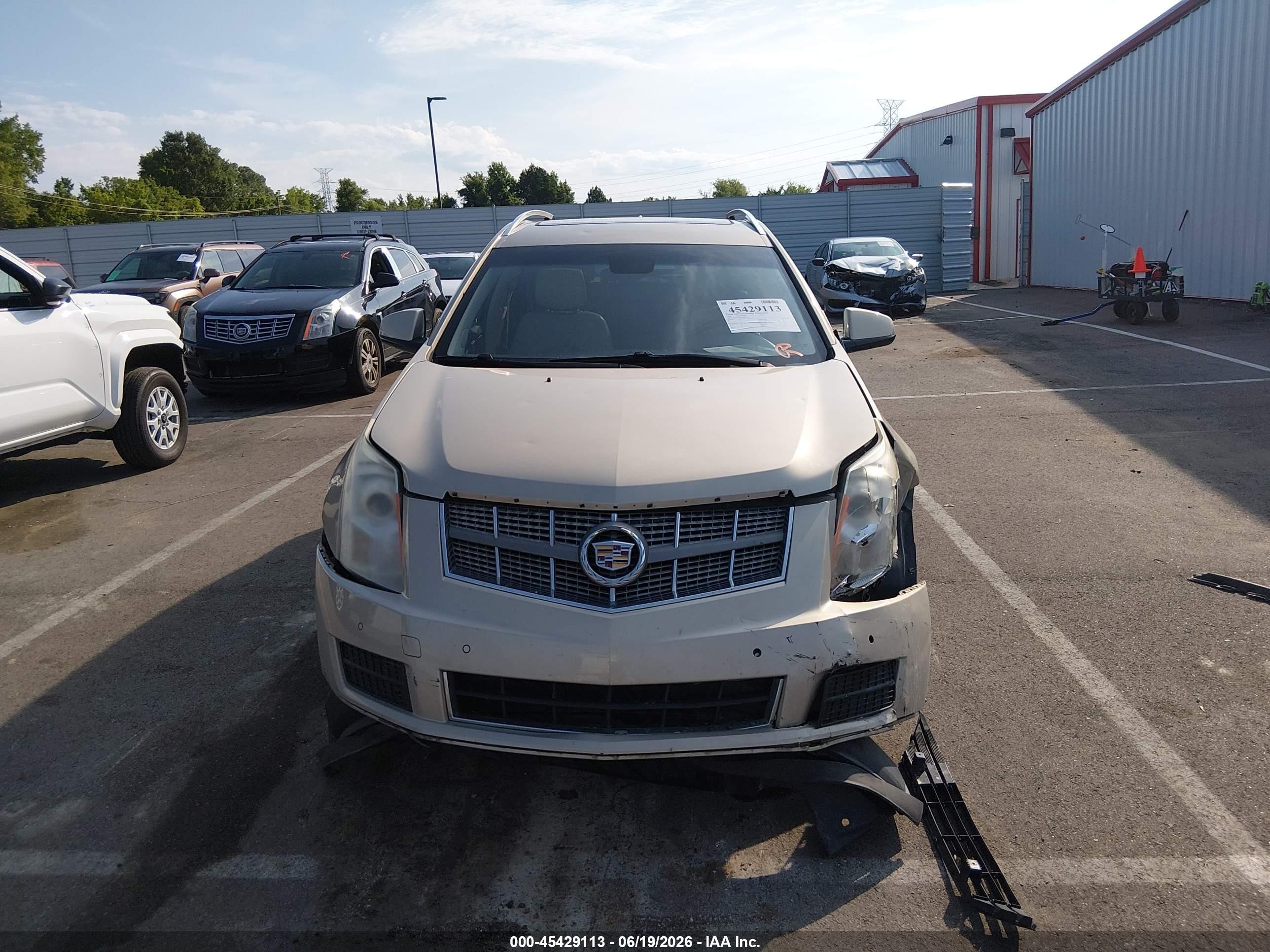 2010 Cadillac Srx Luxury Collection Champagne vin: 3GYFNAEYXAS584721