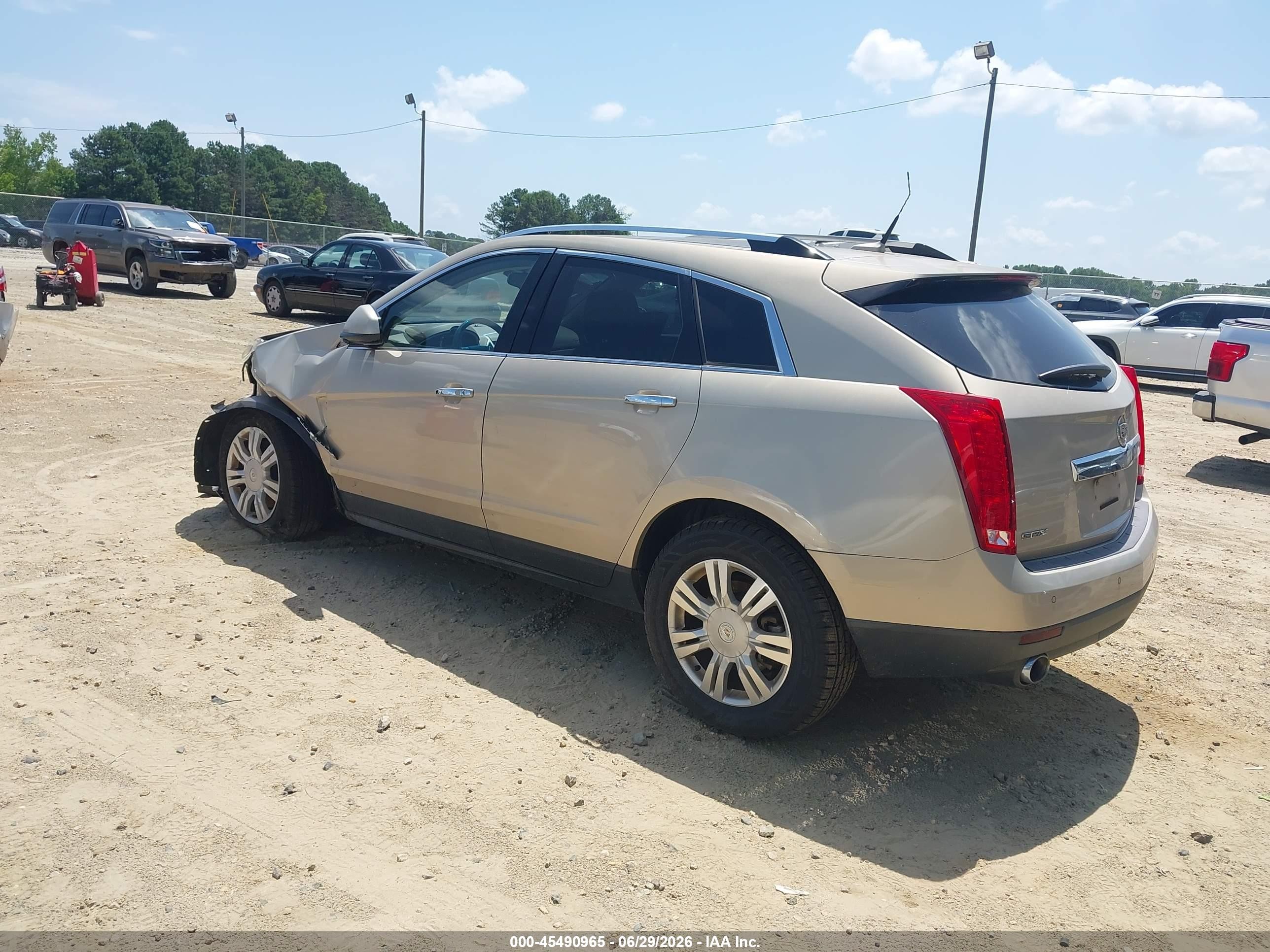 2011 Cadillac Srx Luxury Collection Gold vin: 3GYFNAEYXBS515156