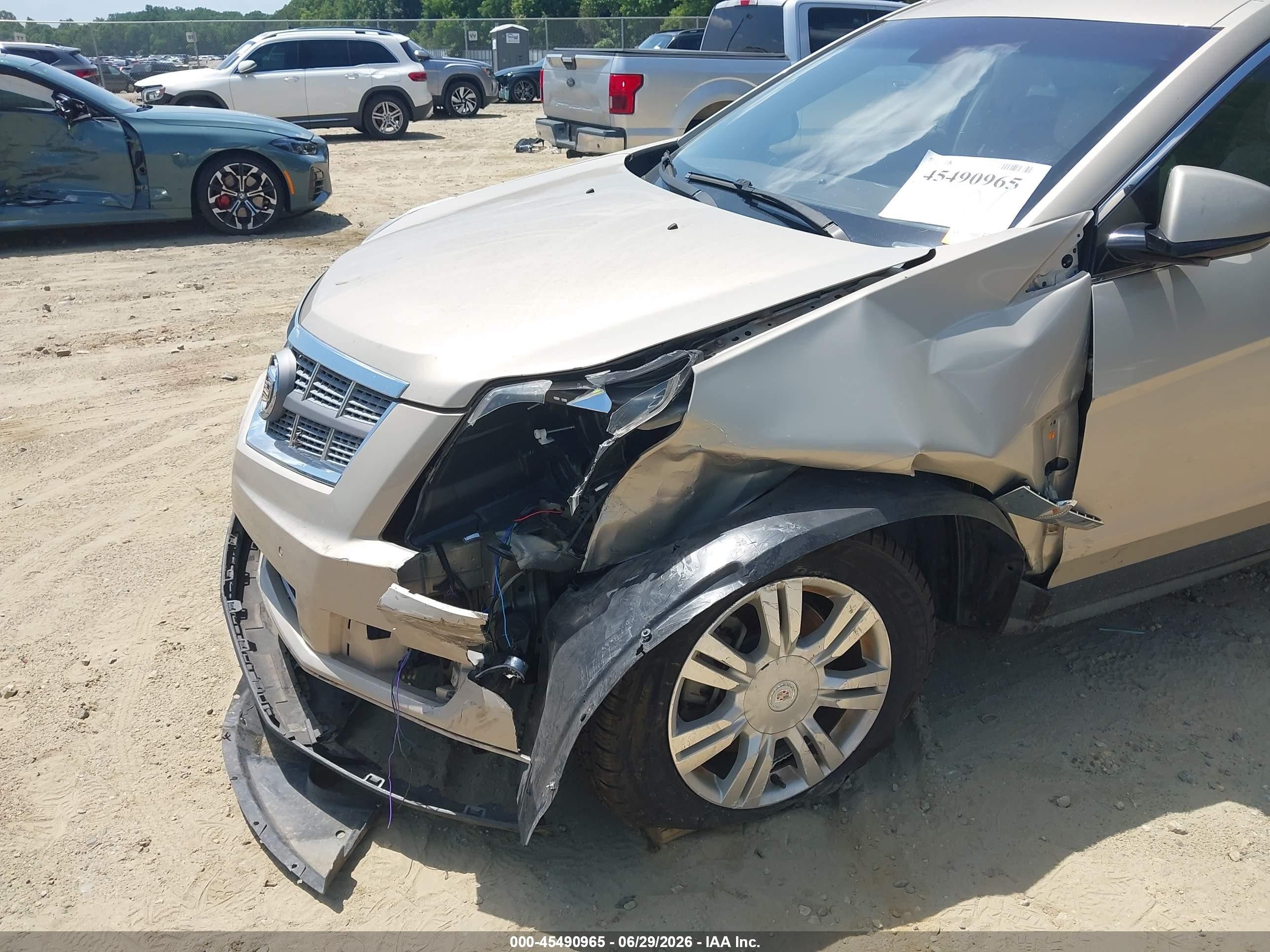 2011 Cadillac Srx Luxury Collection Gold vin: 3GYFNAEYXBS515156