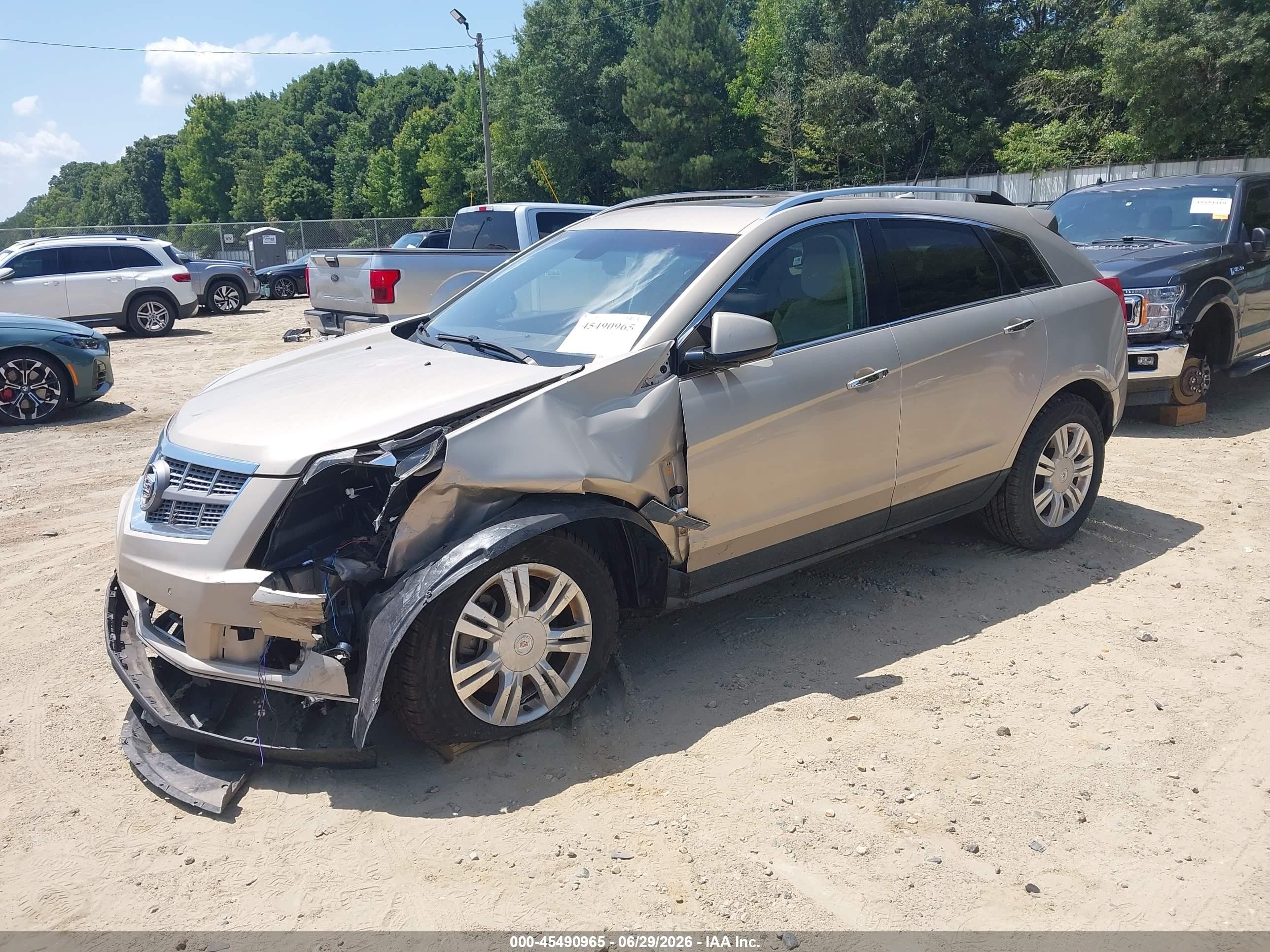 2011 Cadillac Srx Luxury Collection Gold vin: 3GYFNAEYXBS515156