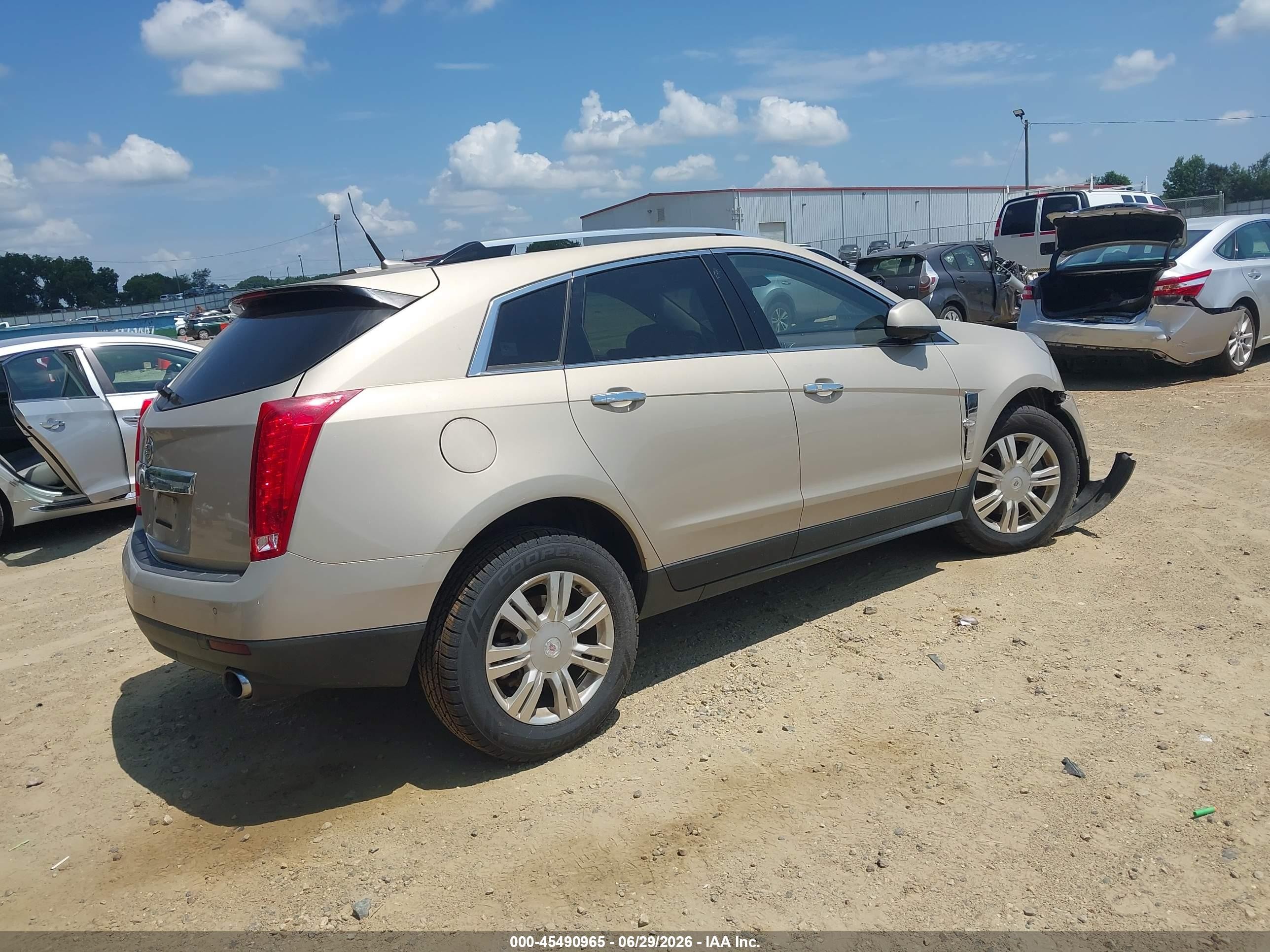 2011 Cadillac Srx Luxury Collection Gold vin: 3GYFNAEYXBS515156