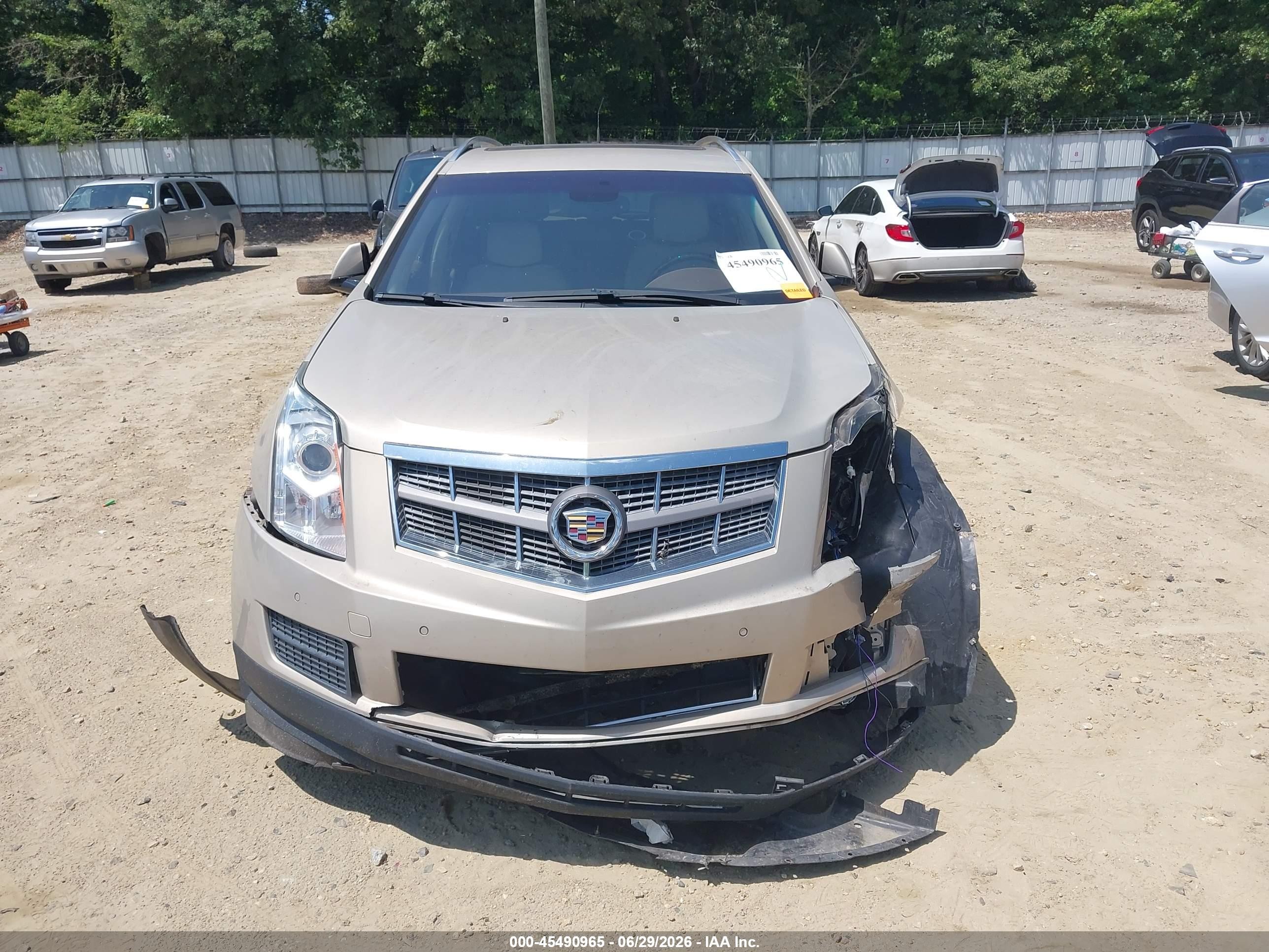 2011 Cadillac Srx Luxury Collection Gold vin: 3GYFNAEYXBS515156