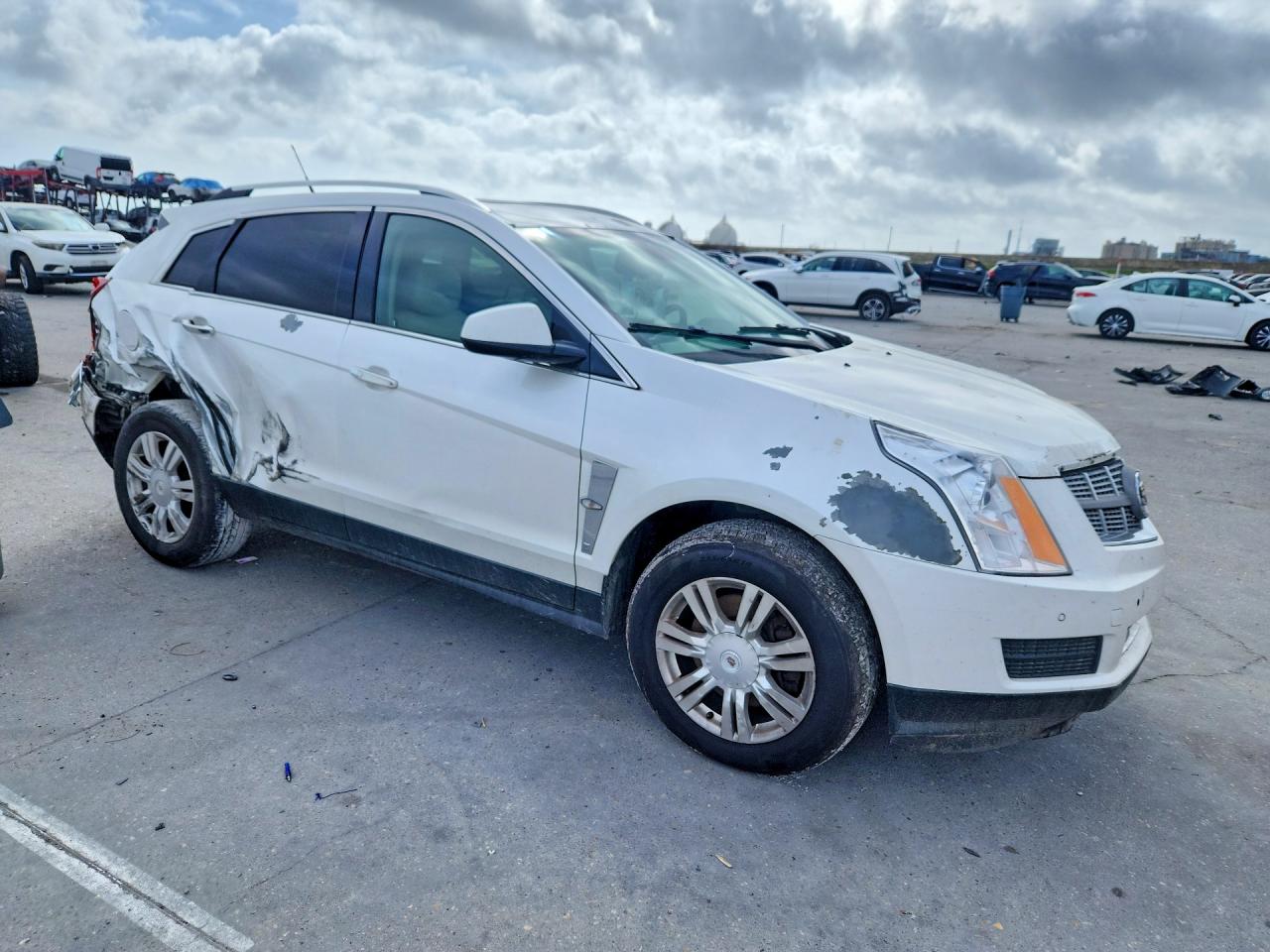2011 Cadillac Srx Luxury Collection White vin: 3GYFNAEYXBS601163