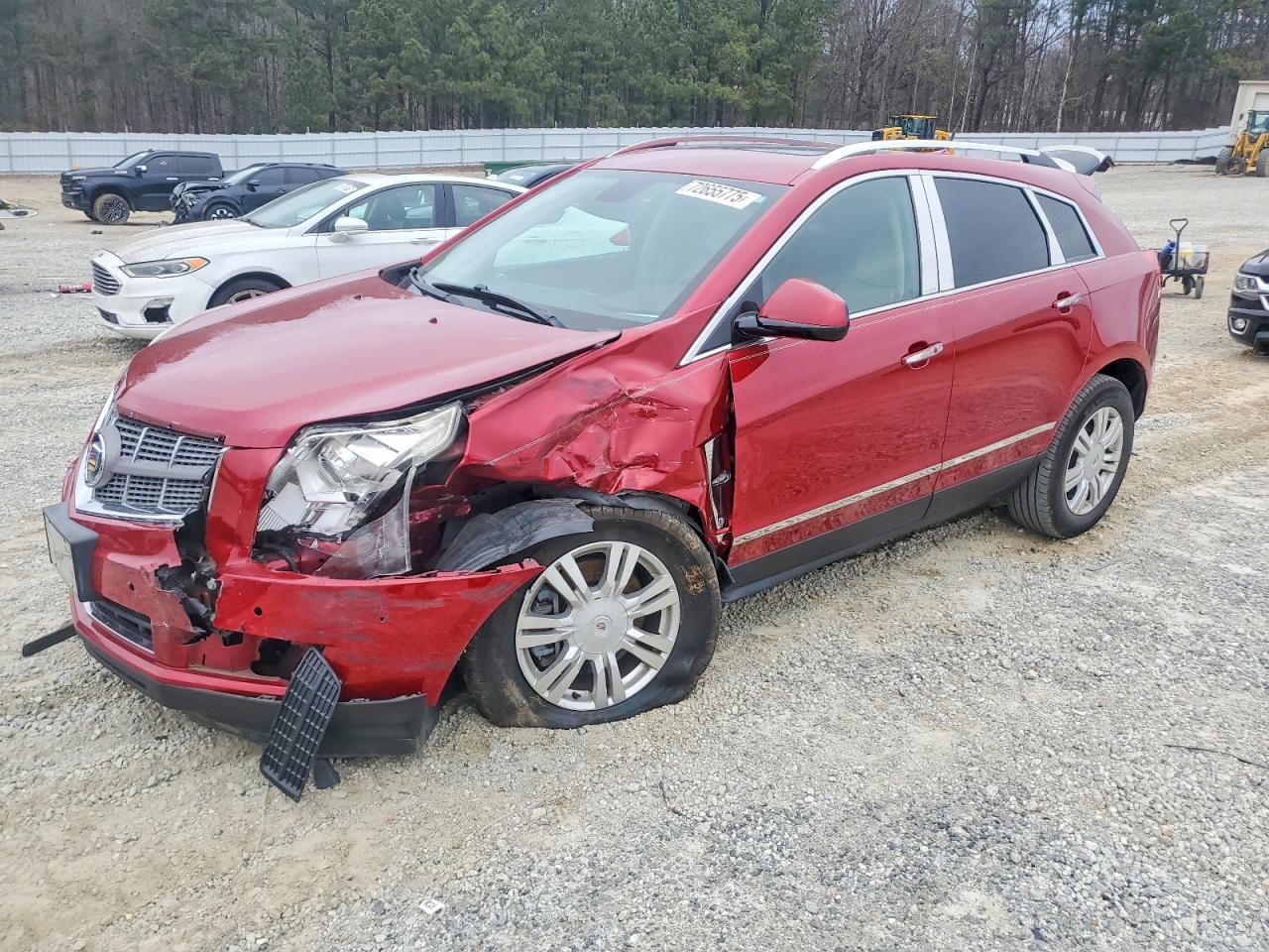 2011 Cadillac Srx Luxury Collection Red vin: 3GYFNAEYXBS645065