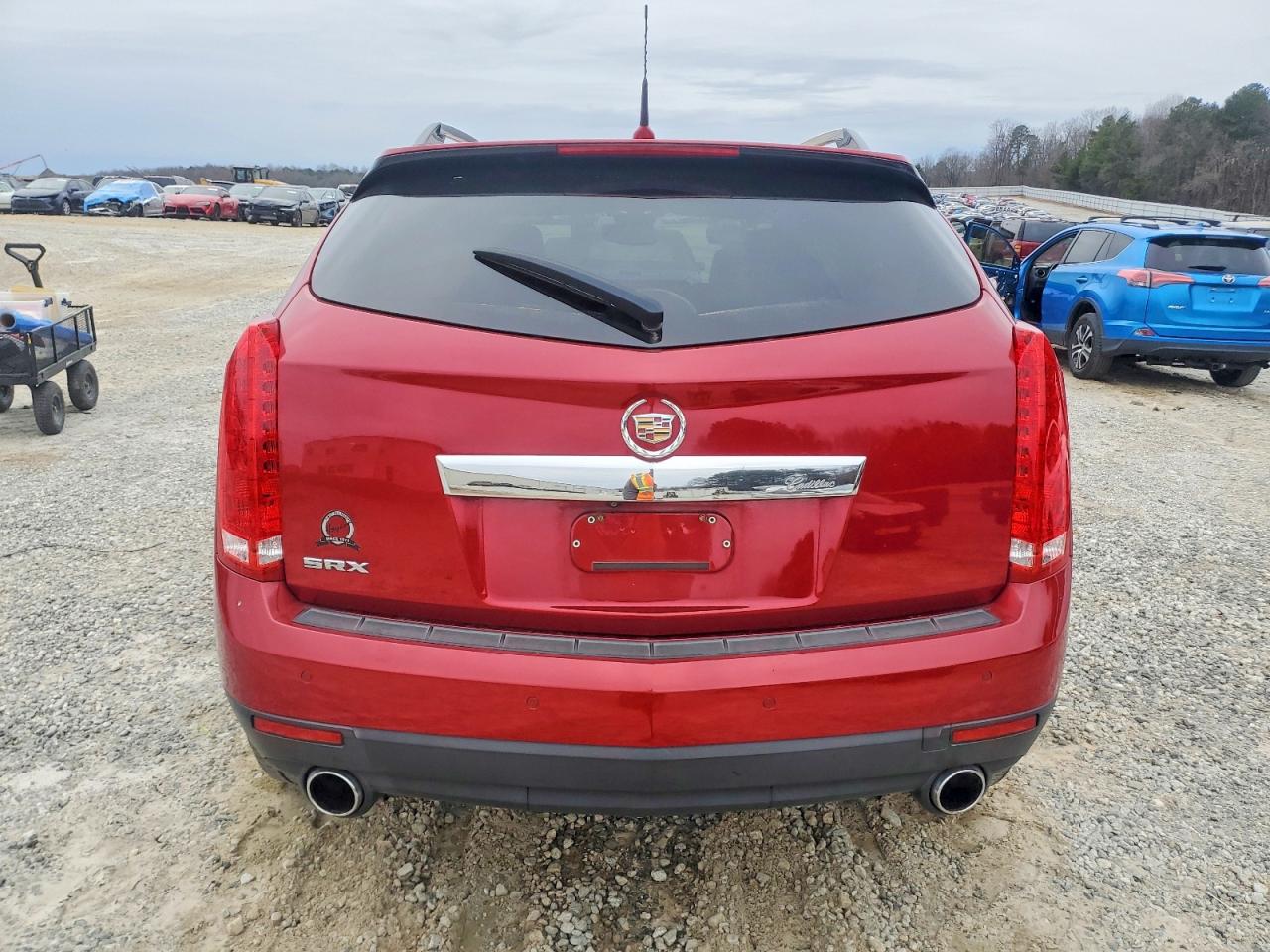 2011 Cadillac Srx Luxury Collection Red vin: 3GYFNAEYXBS645065
