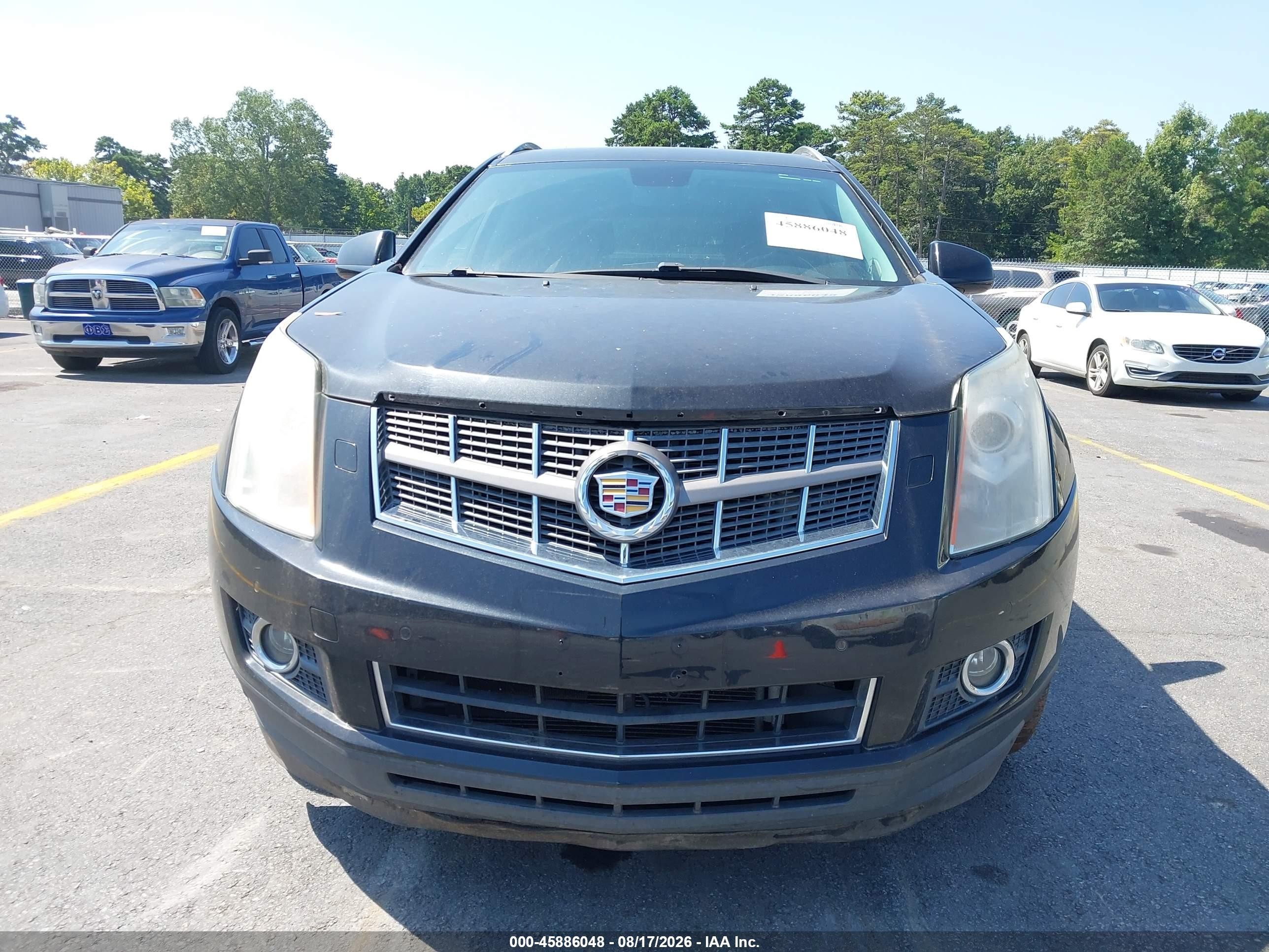 2012 Cadillac Srx Performance Collection Black vin: 3GYFNBE30CS606710